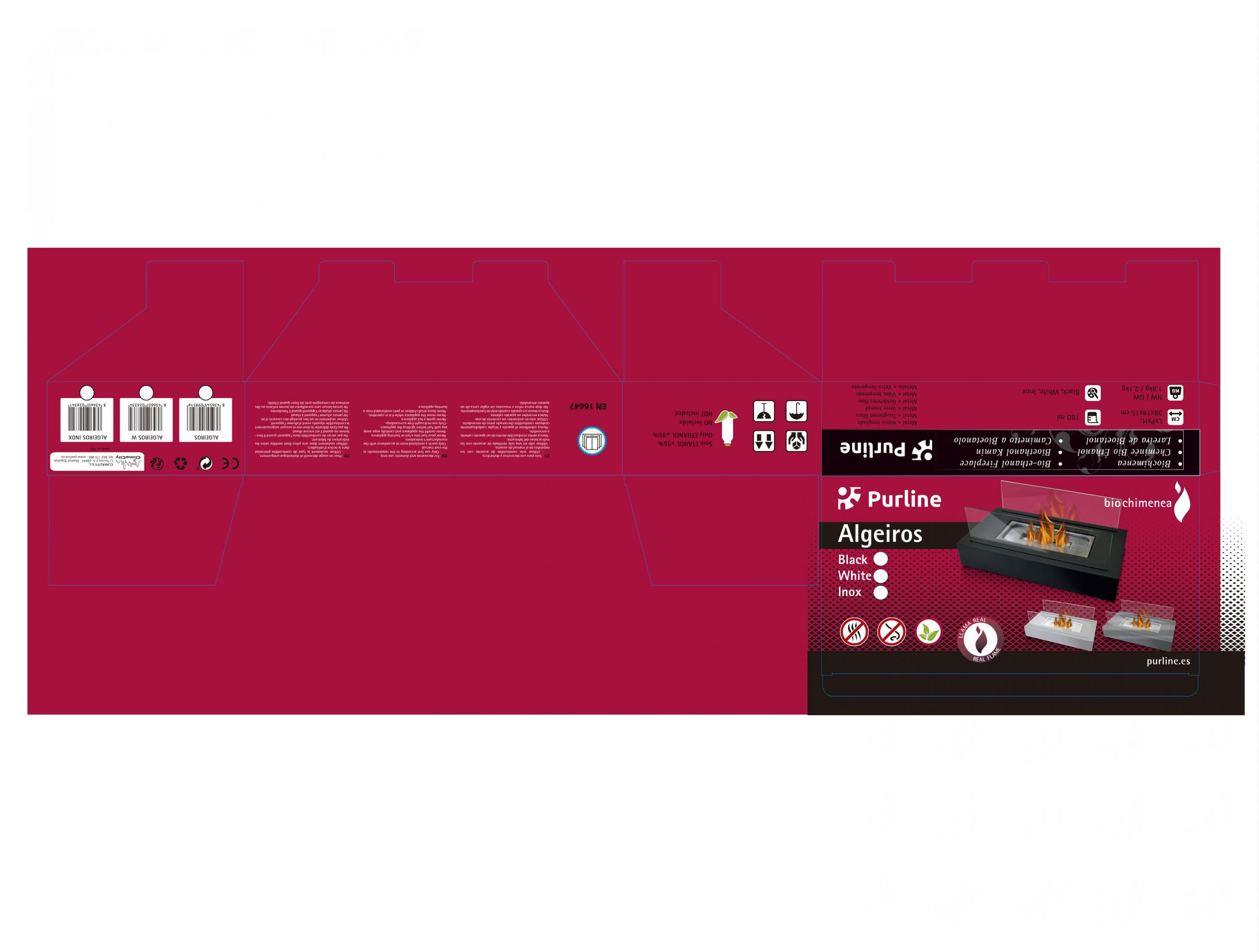 Packaging8436607026334: 15x35x18 cm 2.00Kg.