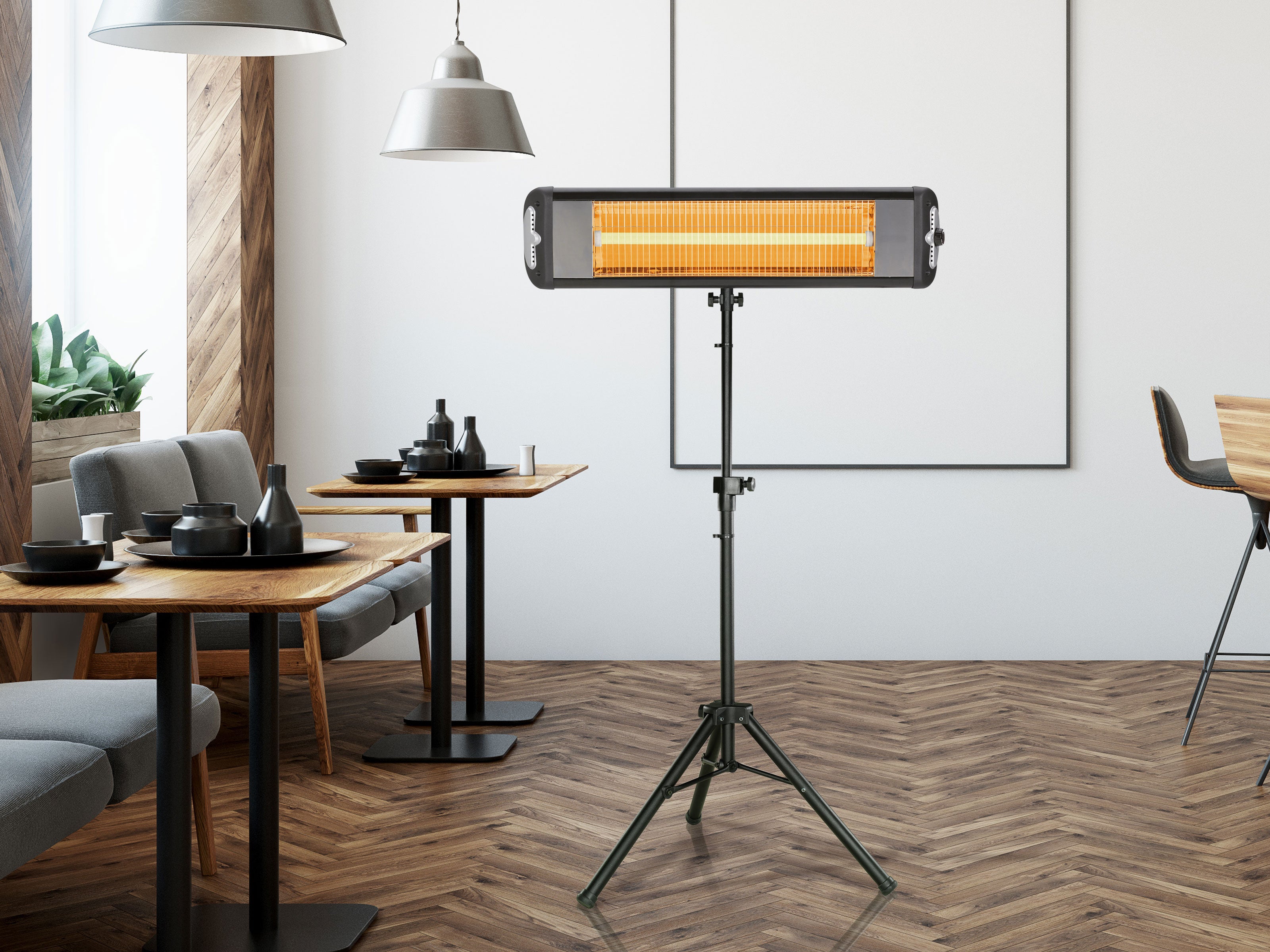 Riscaldatore alogeno da interno o esterno 2500W