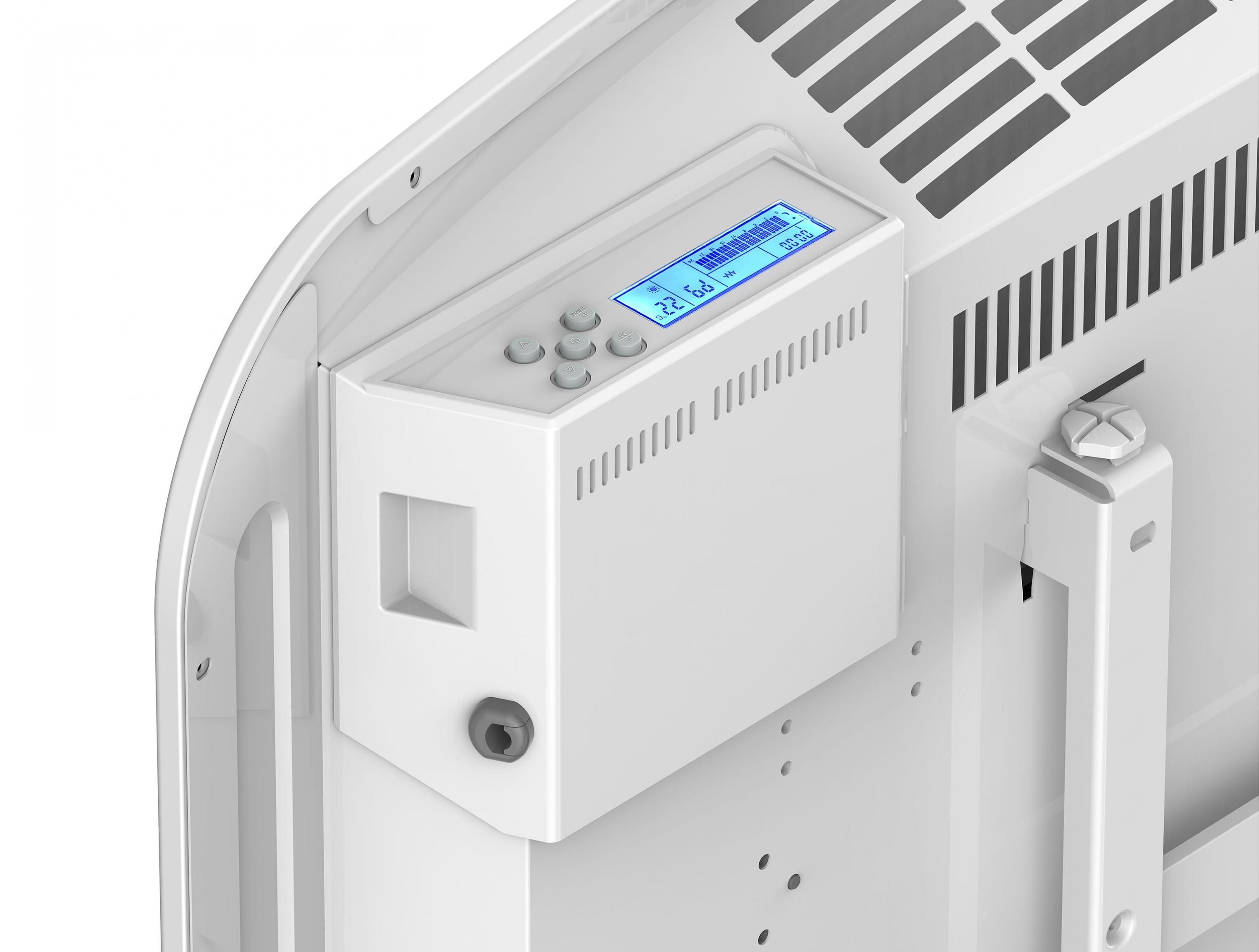 CERAMIC AC1000: Radiatore inerziale con piastra ceramica interna da 1000 W con controllo WiFi