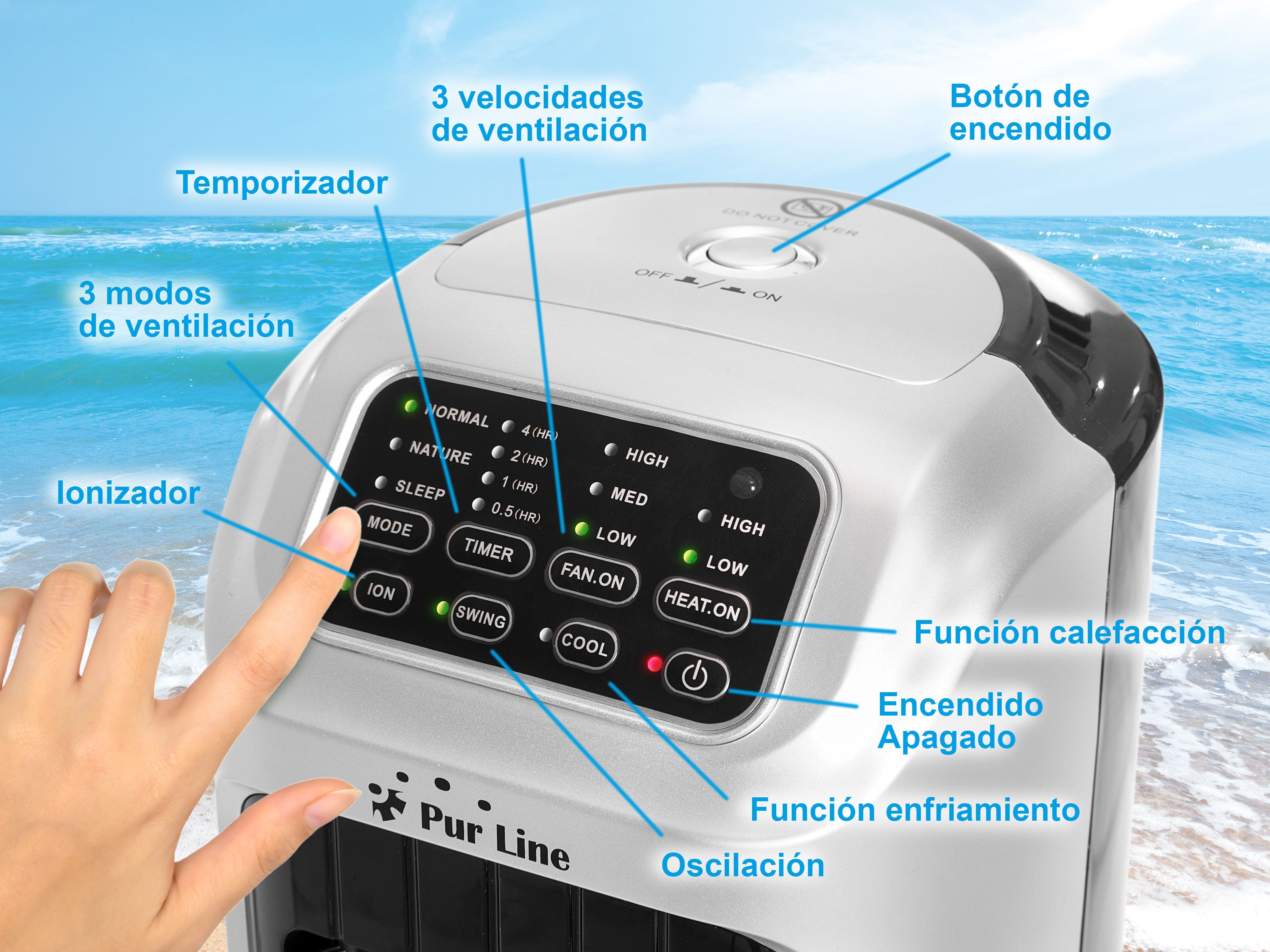 Raffrescatore evaporativo con riscaldamento