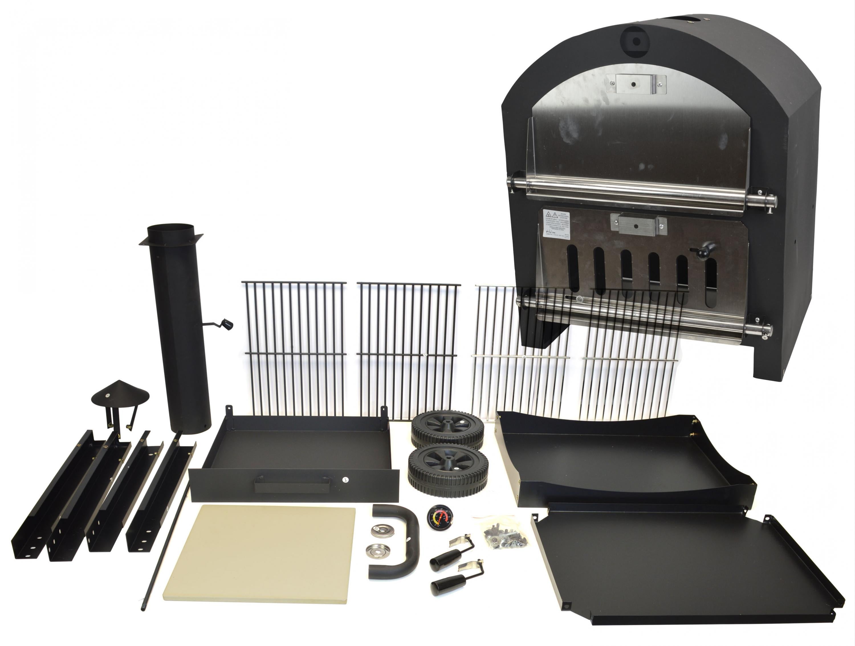 Forno esterno con pietra per pizza in ceramica