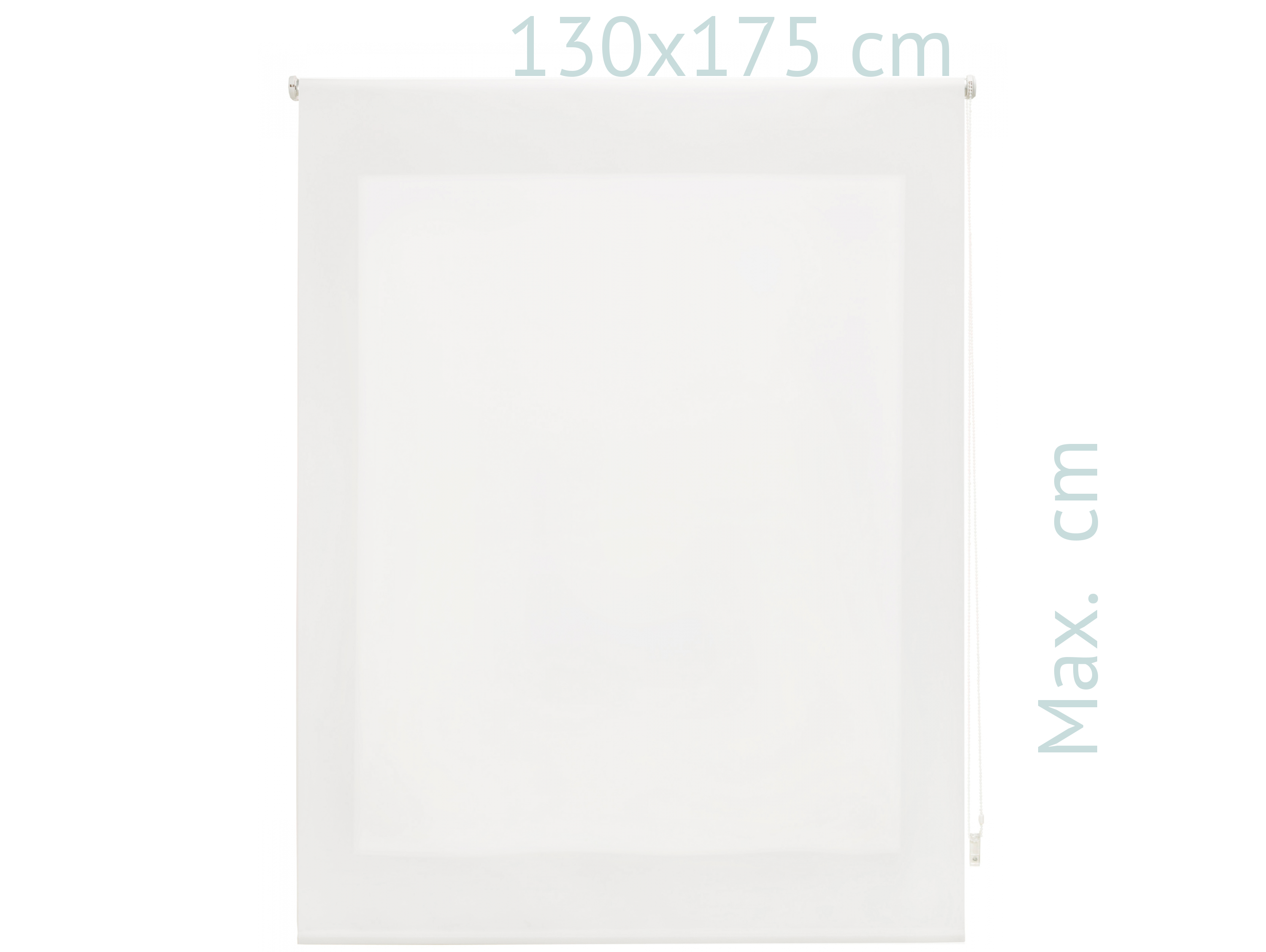 Tenda a rullo 130x175 Ecru Poliestere opaco