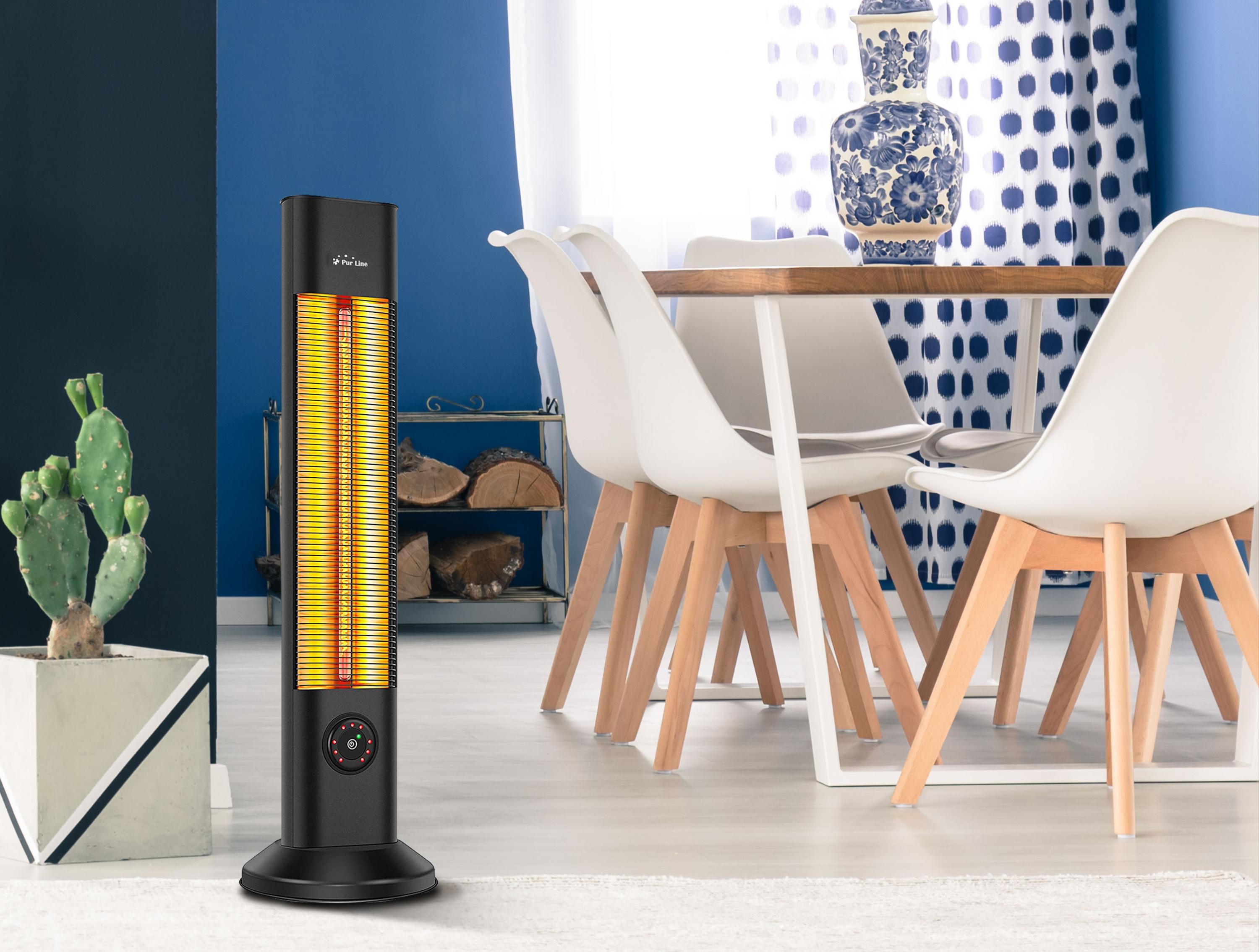 Riscaldatore alogeno 2000W con telecomando