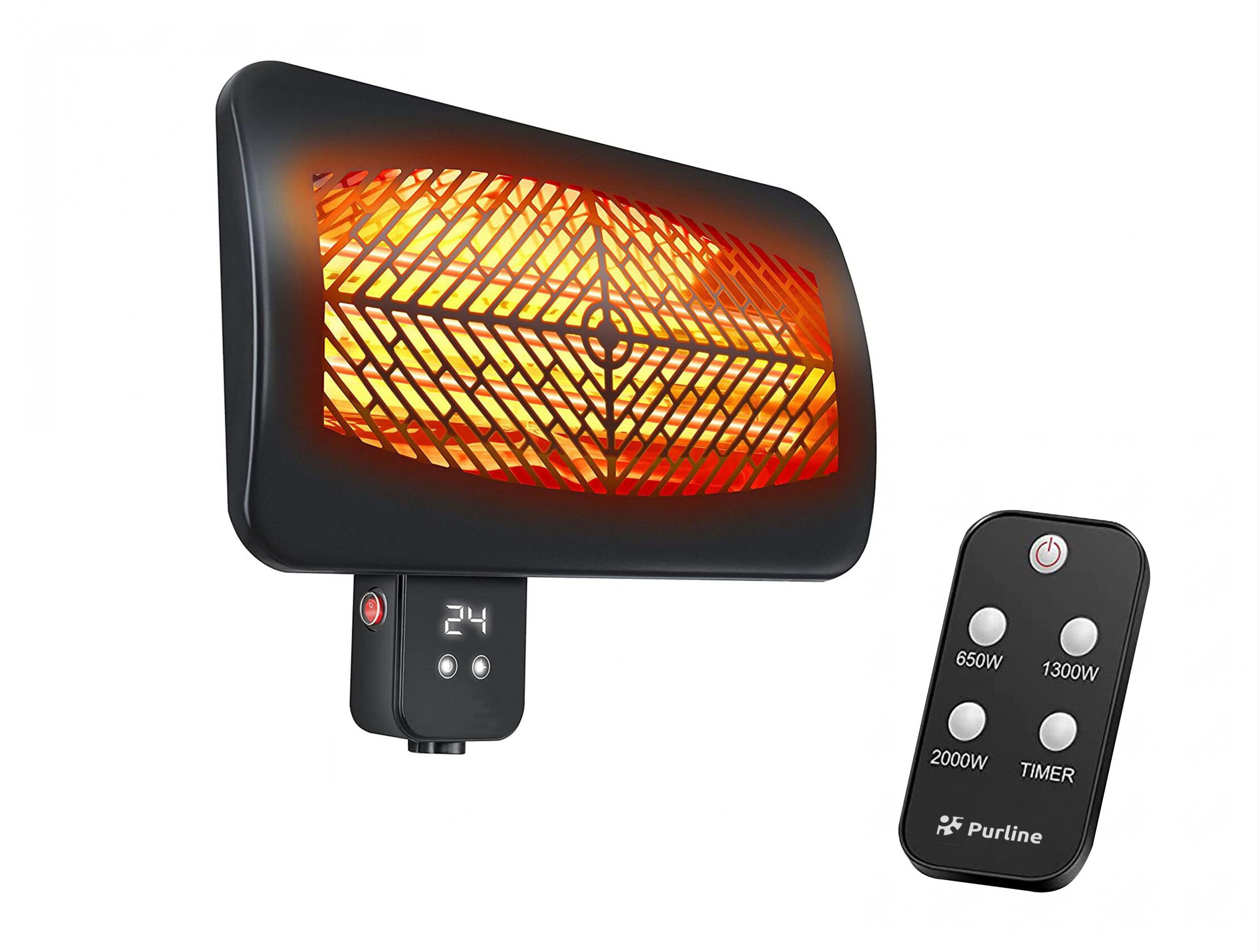 HEATY GLEAM: Fornello digitale da esterno con piede e telecomando