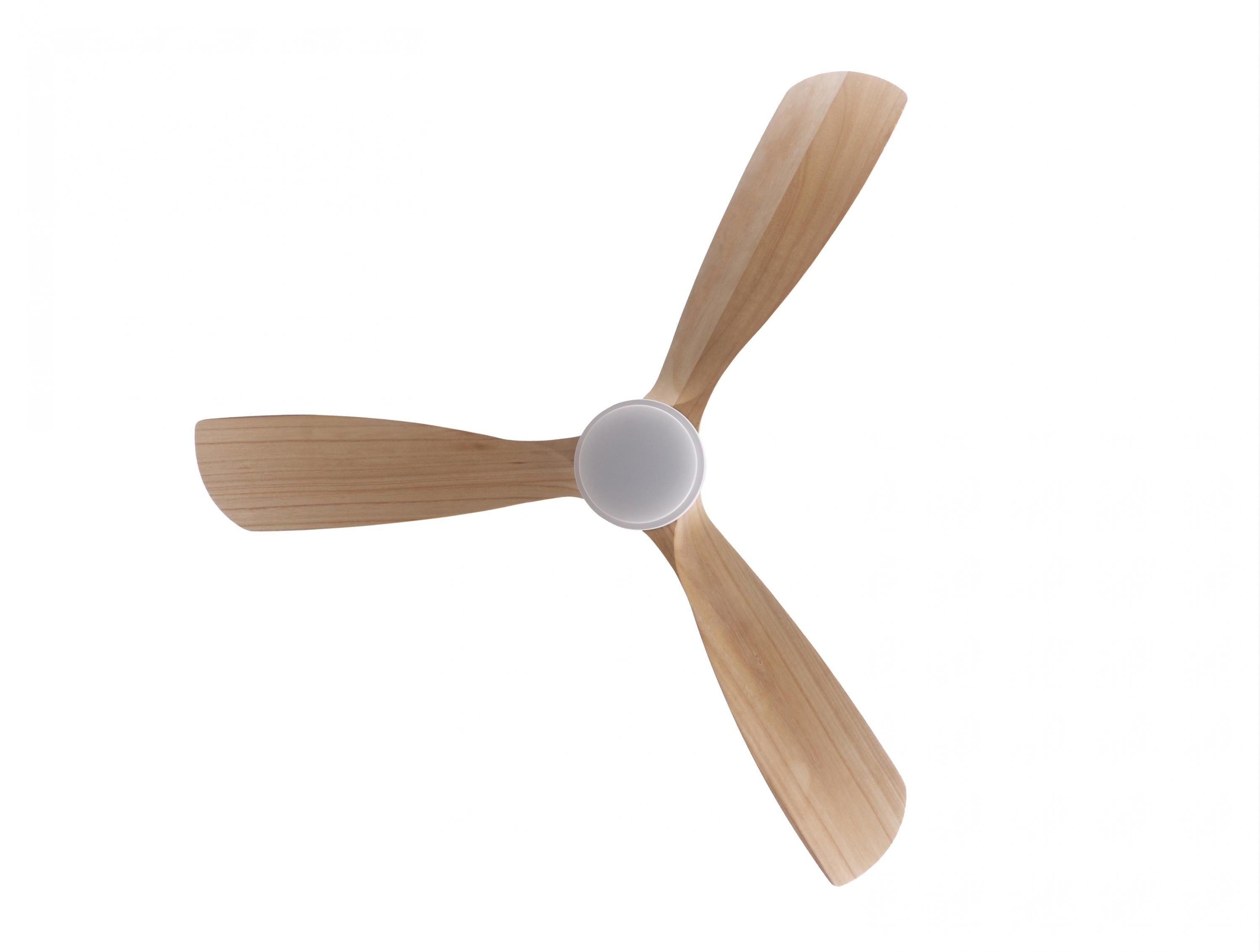 Ventilatore da soffitto ø132 cm con LED e Wifi Reversibile Hypersilence