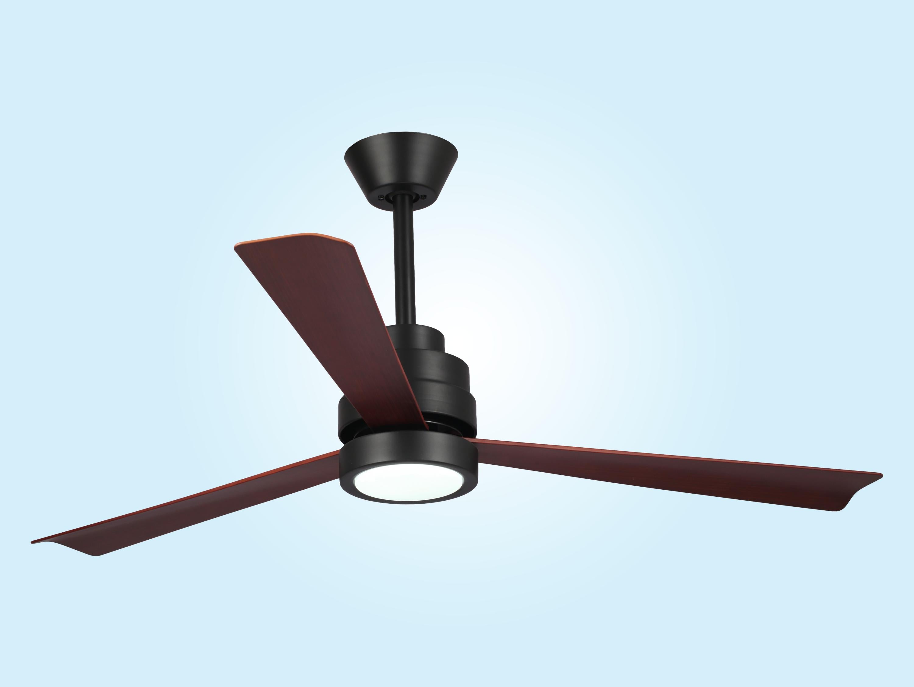 Ventilatore da soffitto ø132 cm con LED e Wifi Reversibile Hypersilence