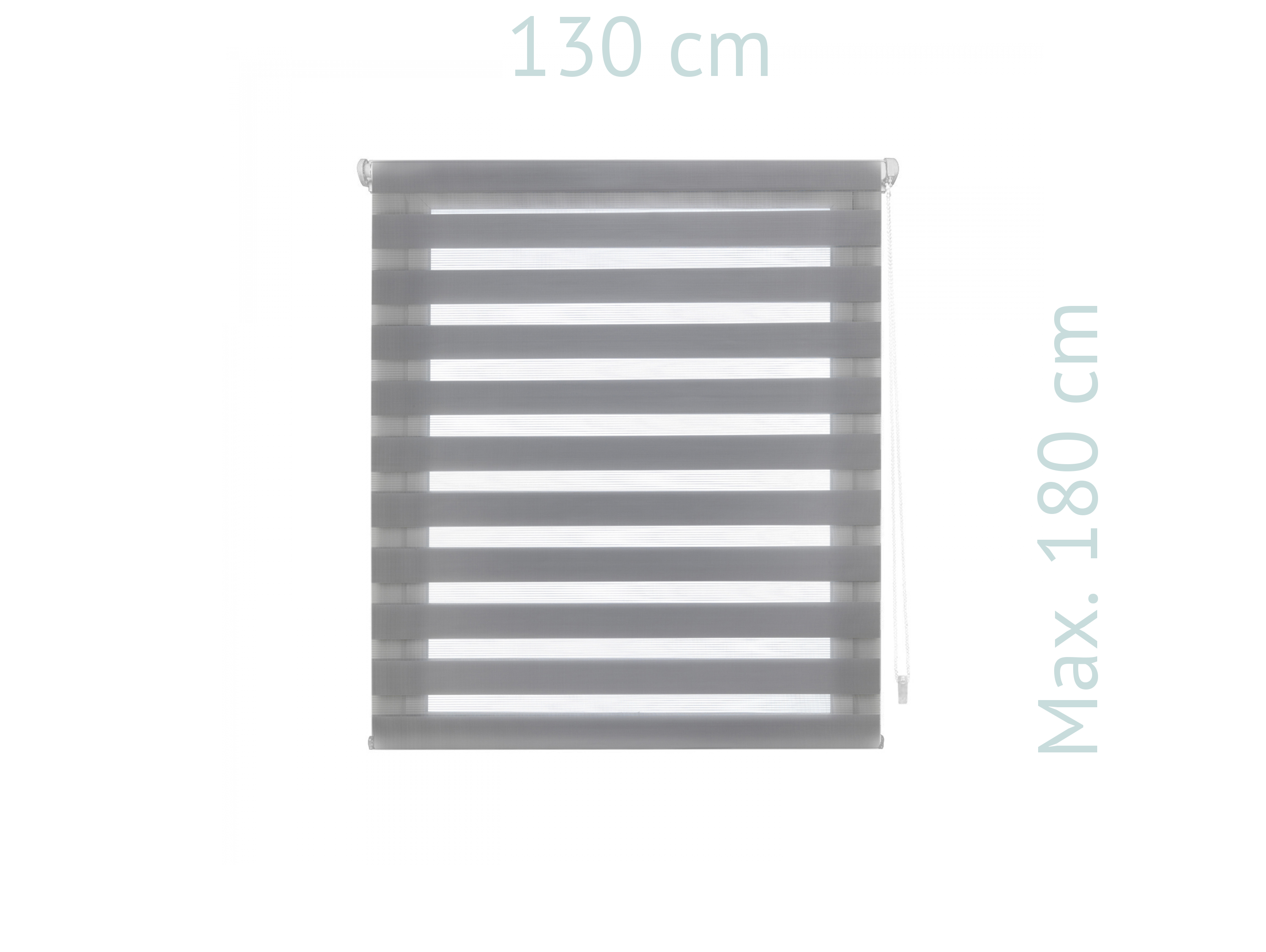Tenda a Rullo 130X180 GRIGIO Notte e giorno EASY FIX