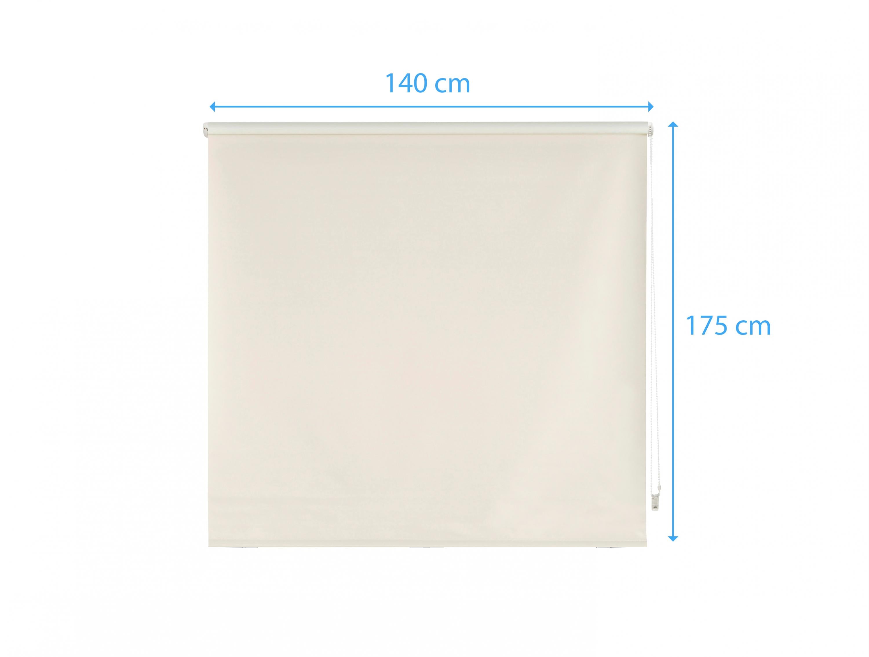 Tenda a Rullo 140X175 BEIGE Poliestere opaco
