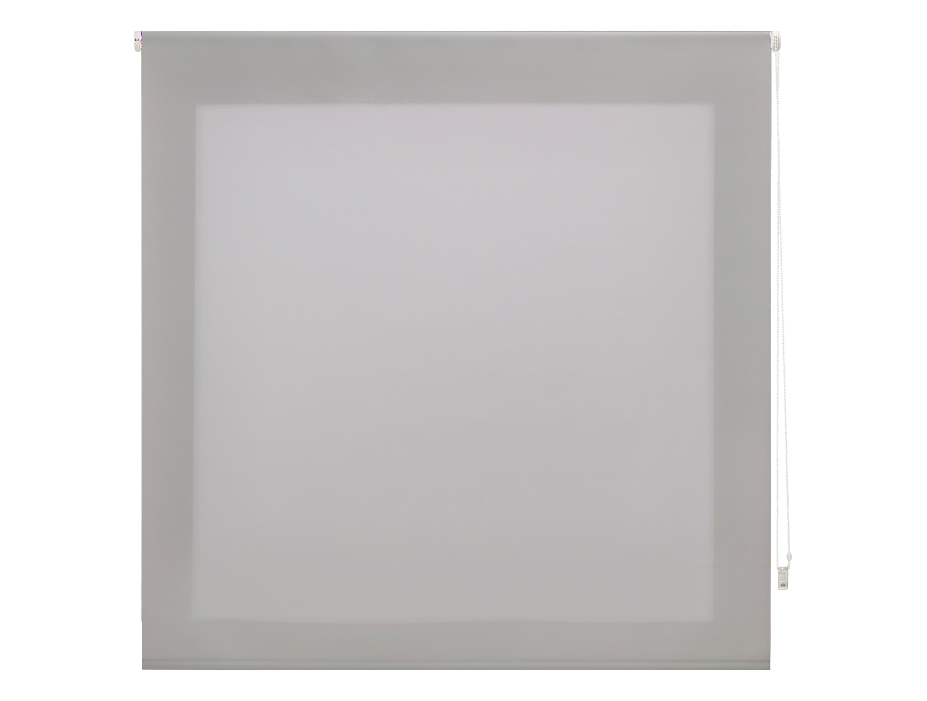 Tenda a rullo 80X175 ARGENTO Poliestere opaco