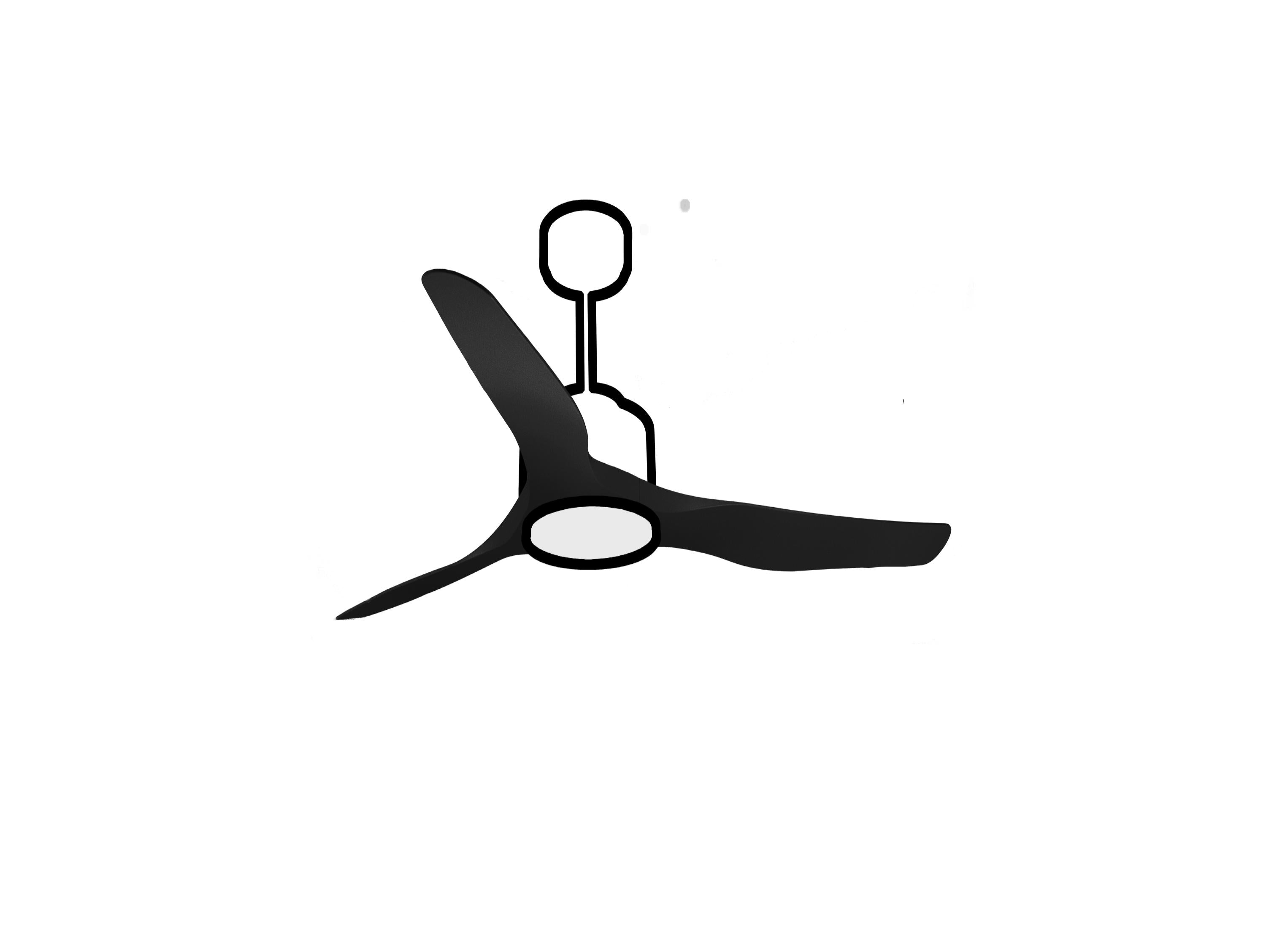 Pale P4BK per ventilatore da soffitto