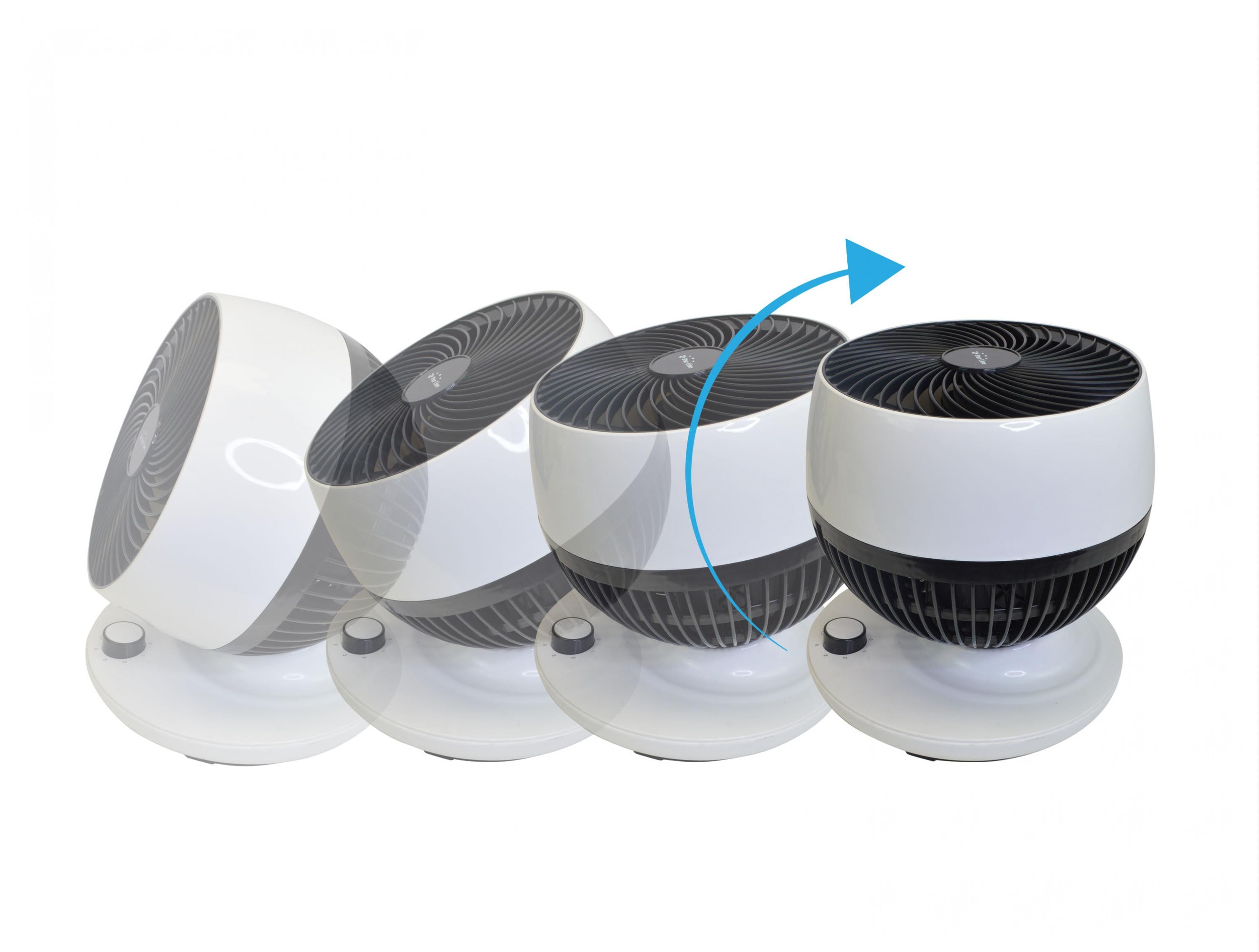 Ventilatore da tavolo con oscillazione verticale