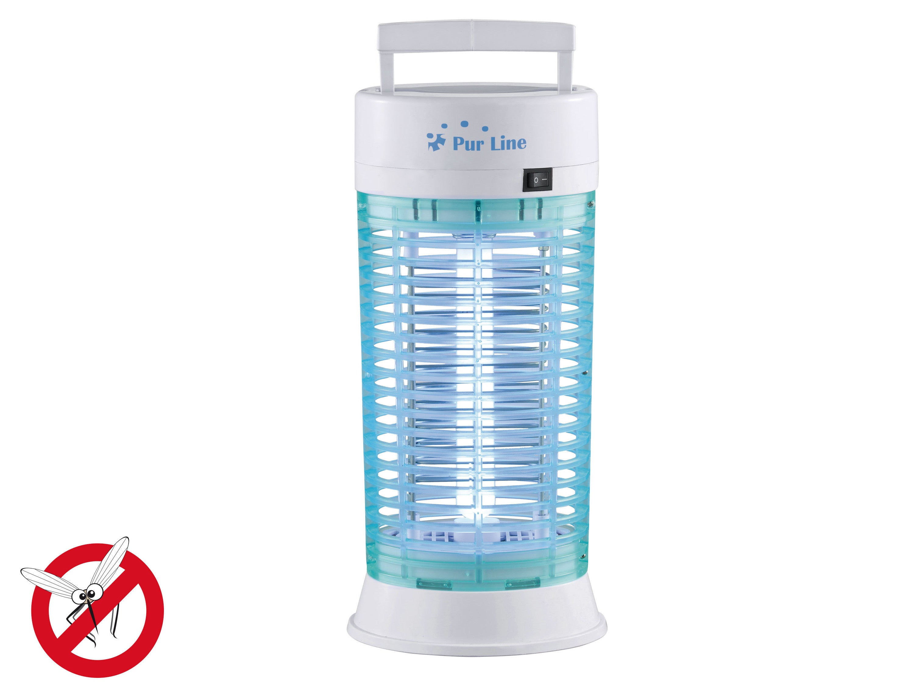 Lampada Anti-Insetti da tavolo con luce ultravioletta 13W con due ventole per superfici di 40m2