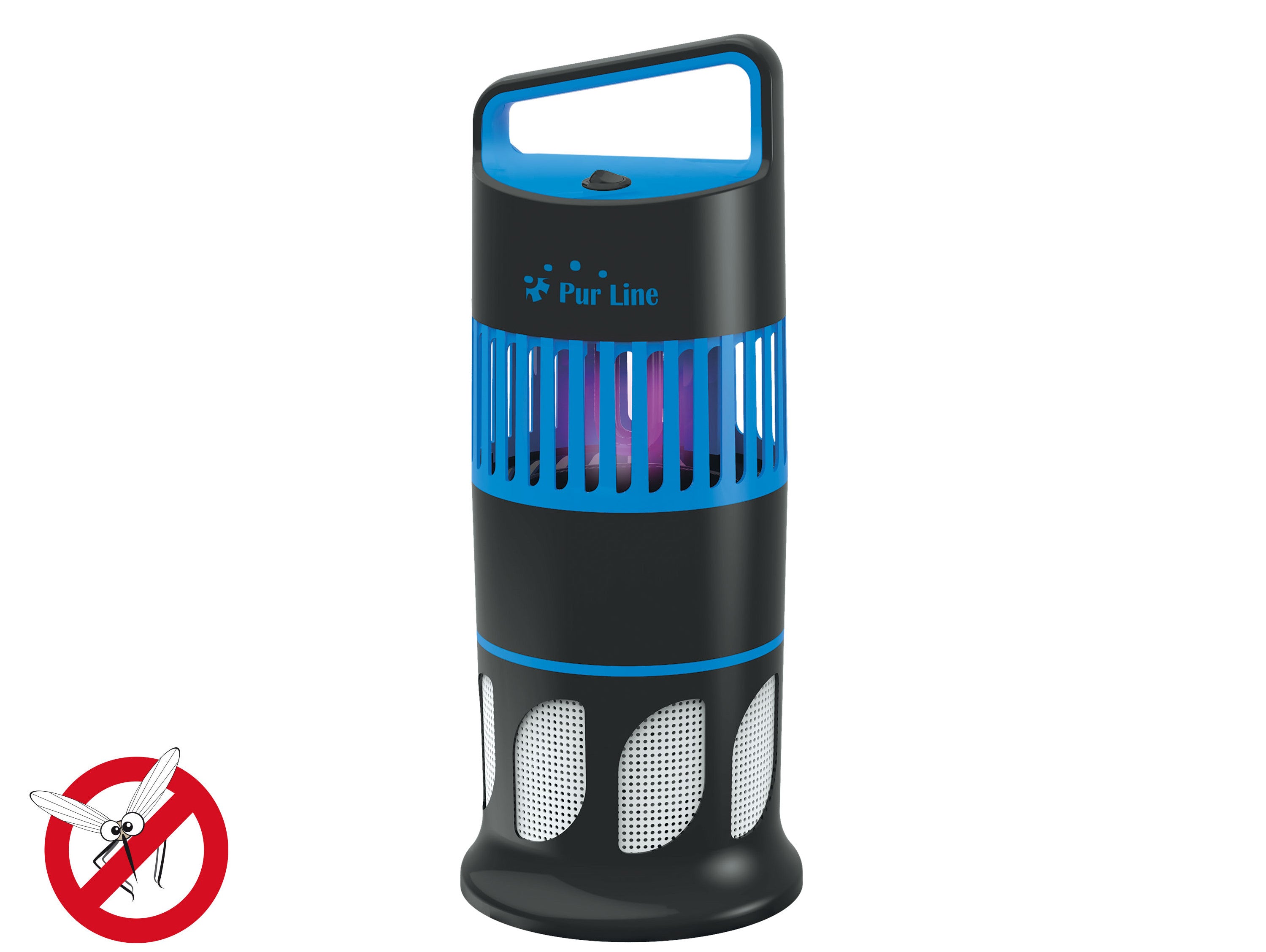 Lampada Anti-Insetti da tavolo con luce ultravioletta 13W con una ventola per superfici di 80m2