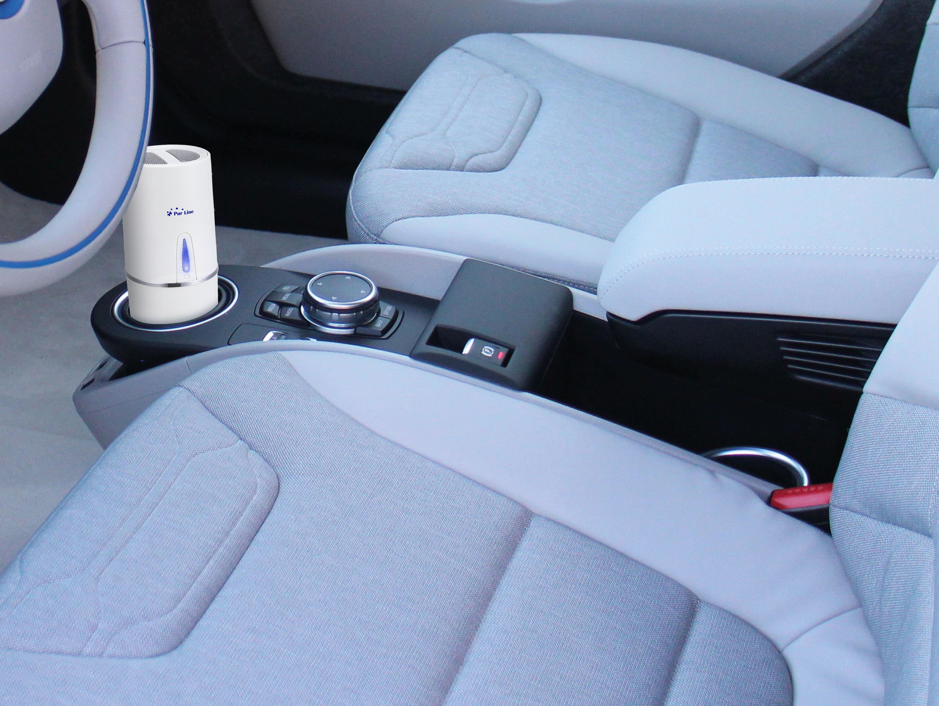 Purificatore d'aria per auto Fresh Air 5 Purline 2W Bianco E Silver