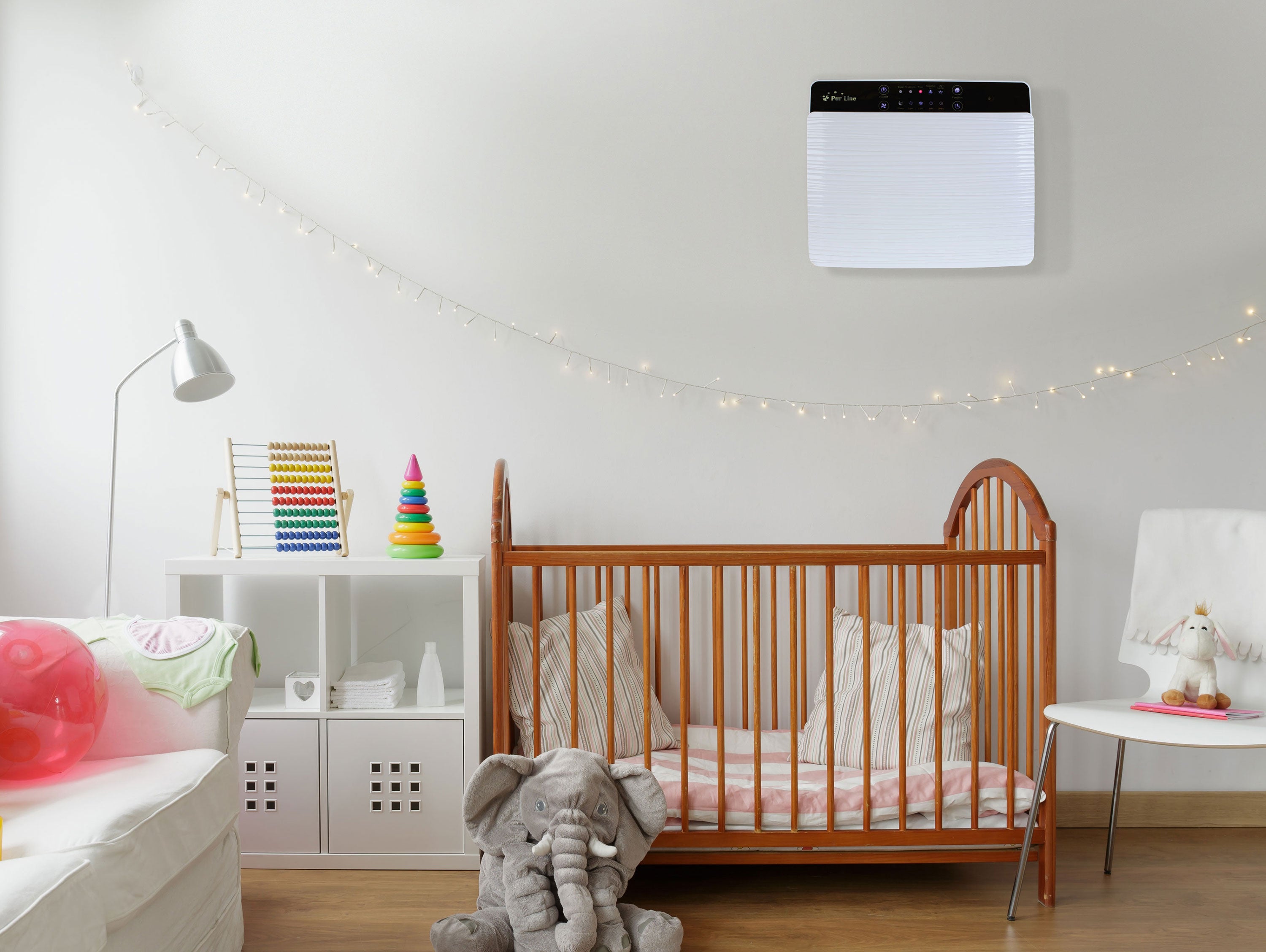 Purificatore d'aria con filtro HEPA PM2 ionizzatore lampada UV 3 velocità e modalità AUTO
