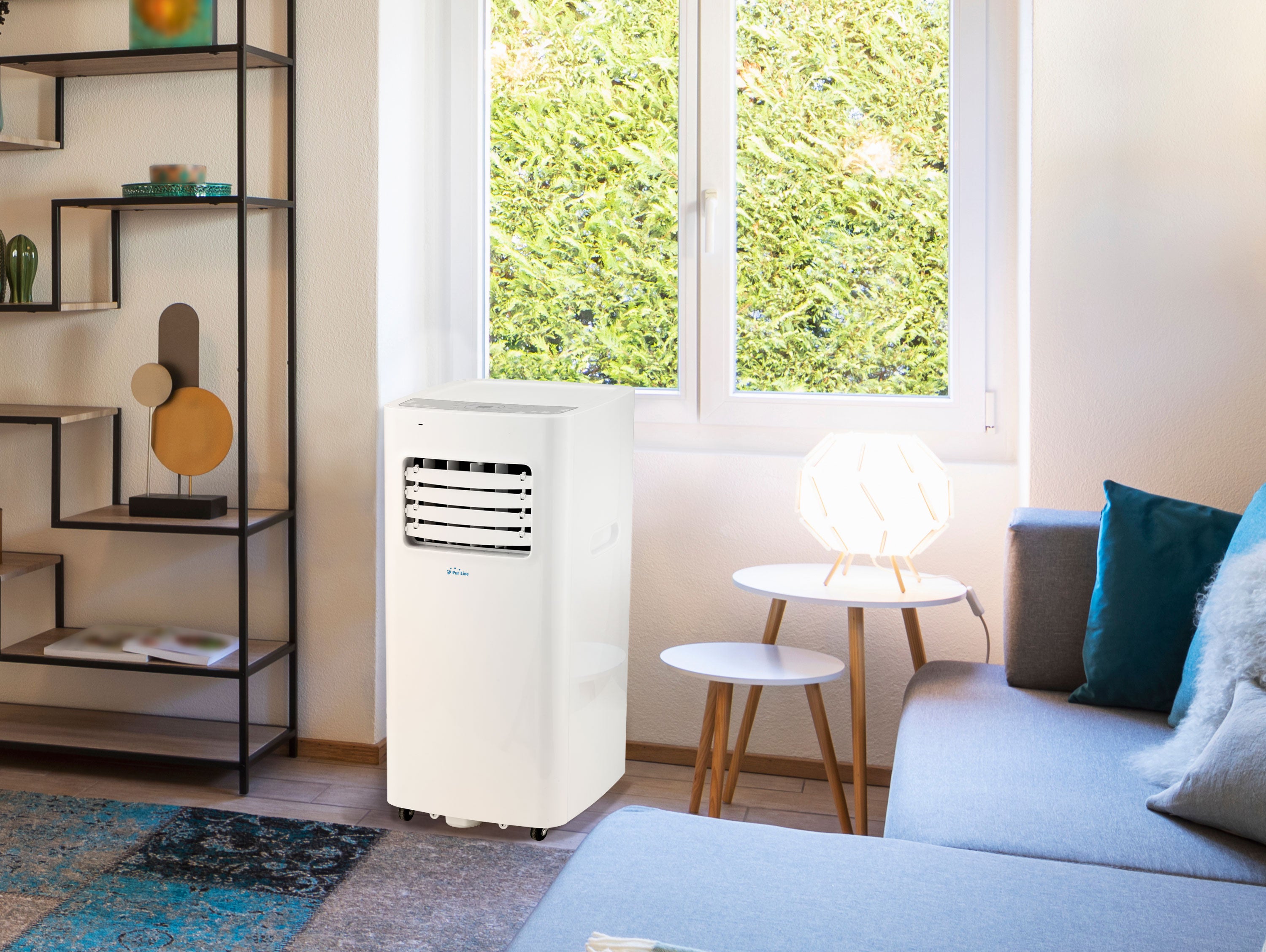 Condizionatore portatile ventilatore deumificatore 700W con telecomando