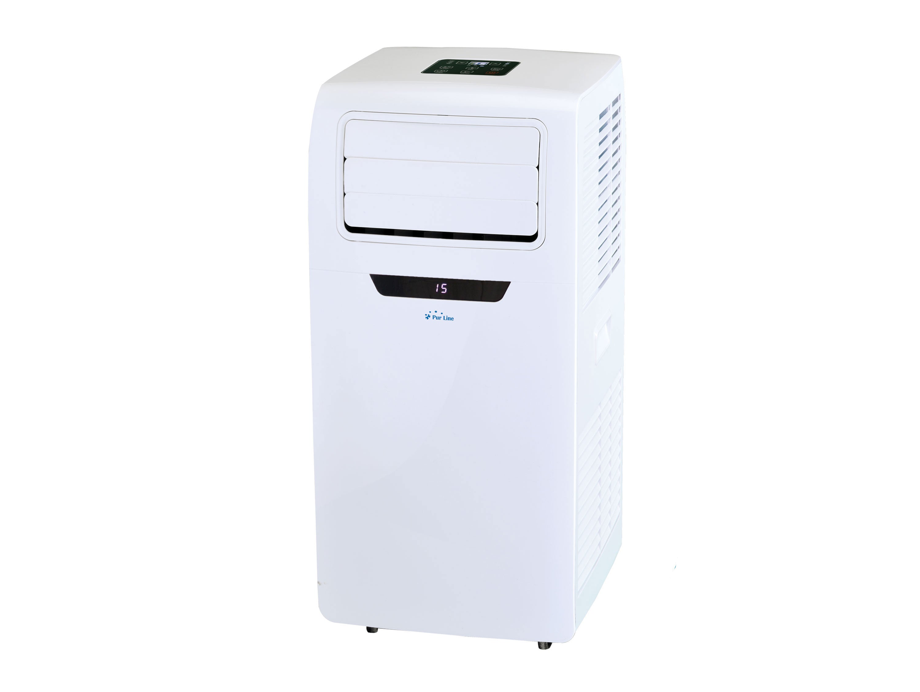 Condizionatore d'aria portatile ventilatore deumificatore con display frontale