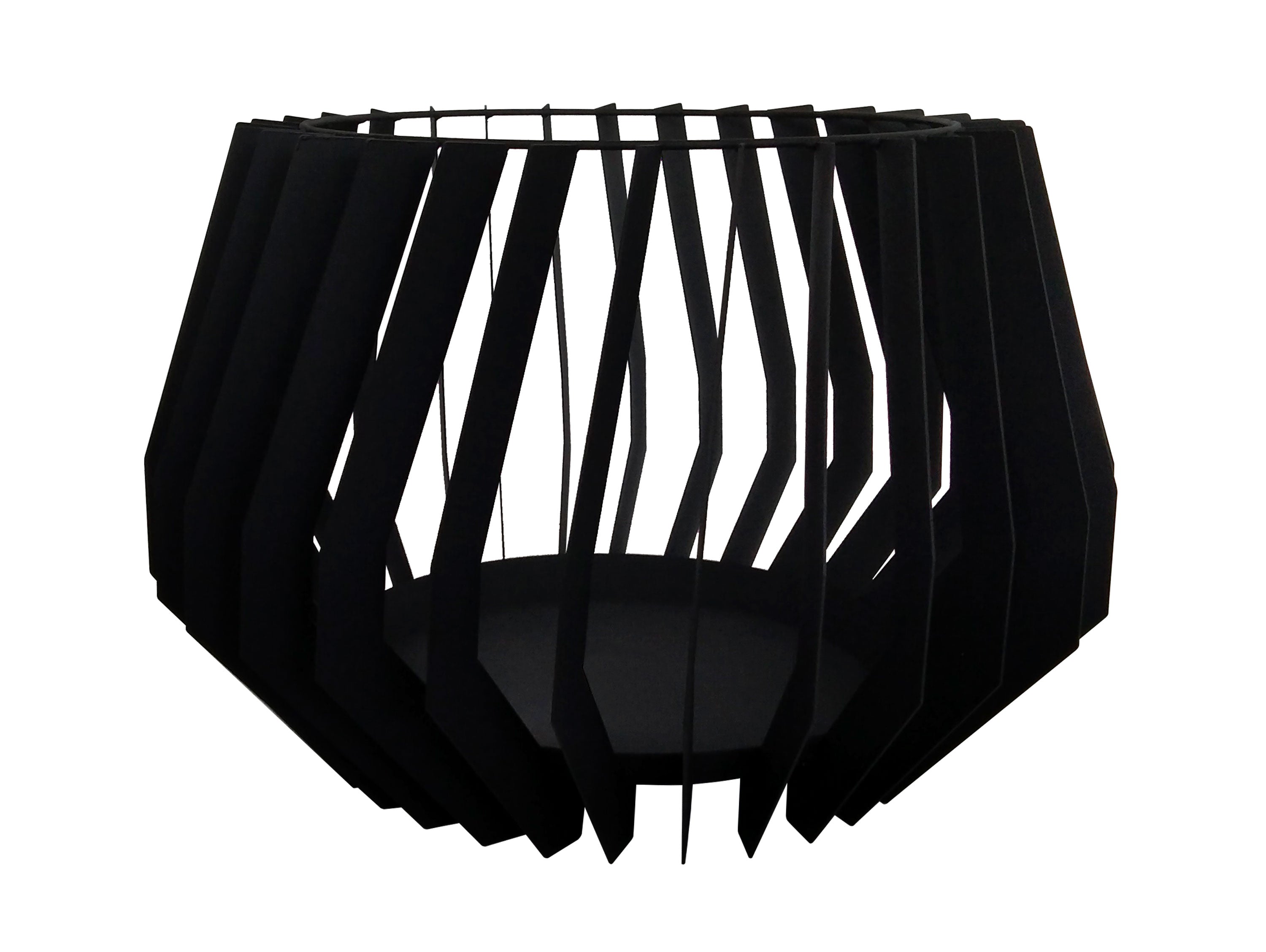 Braciere da esterno dal design bohemien in acciaio nero