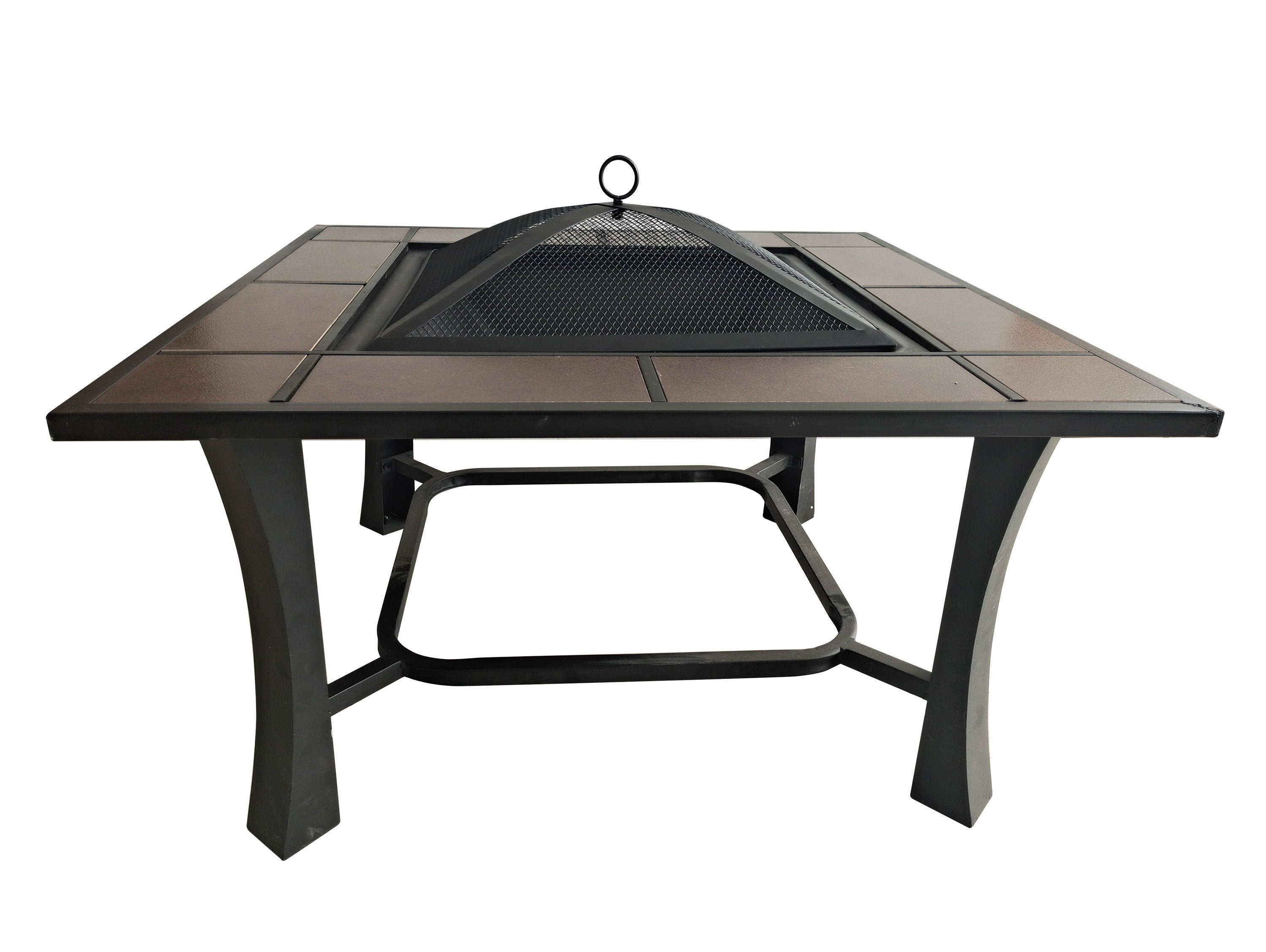 Barbecue braciere da esterno in ceramica e marmo