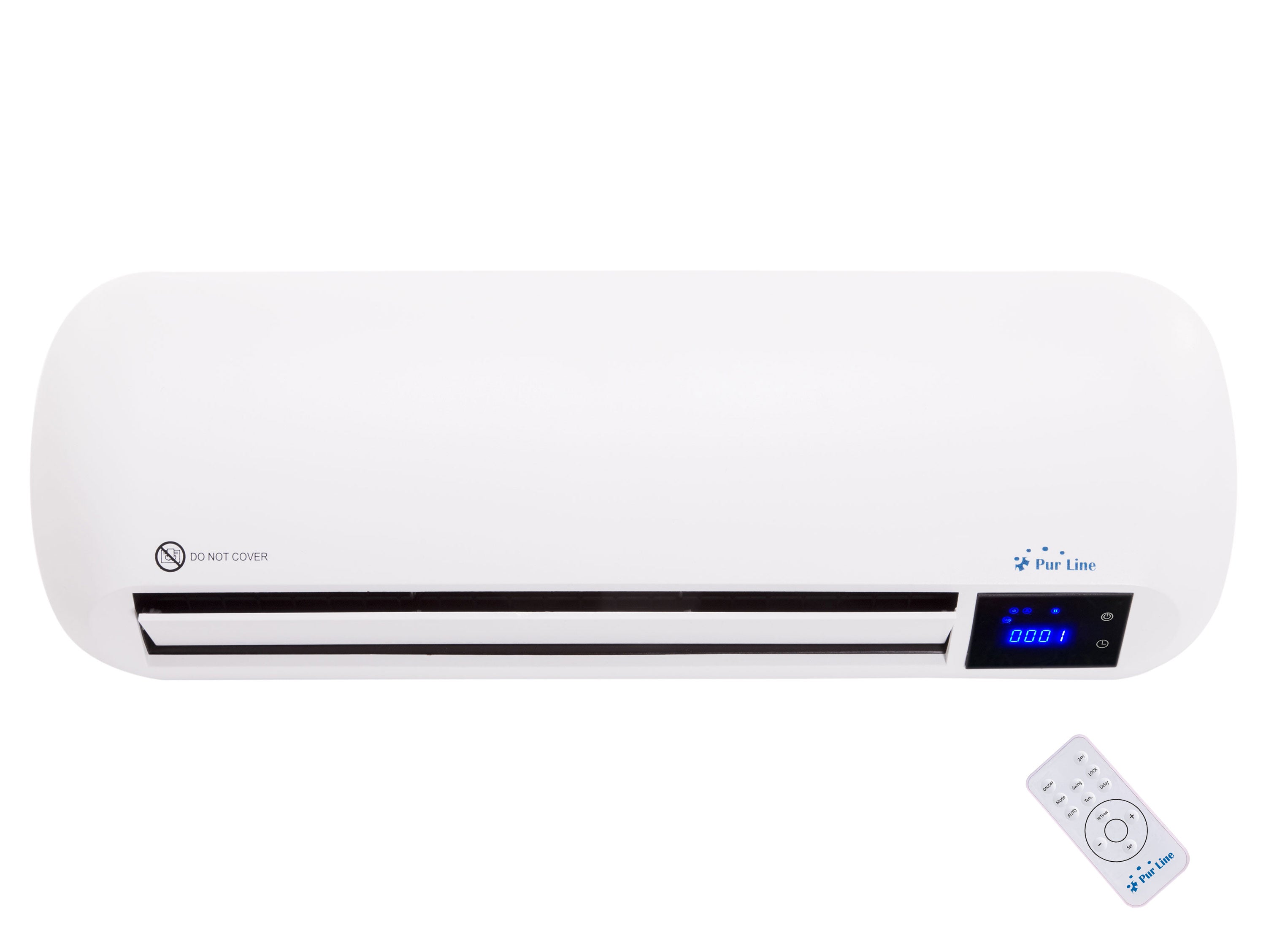 Riscaldatore split a parete da 2000 W con telecomando e timer