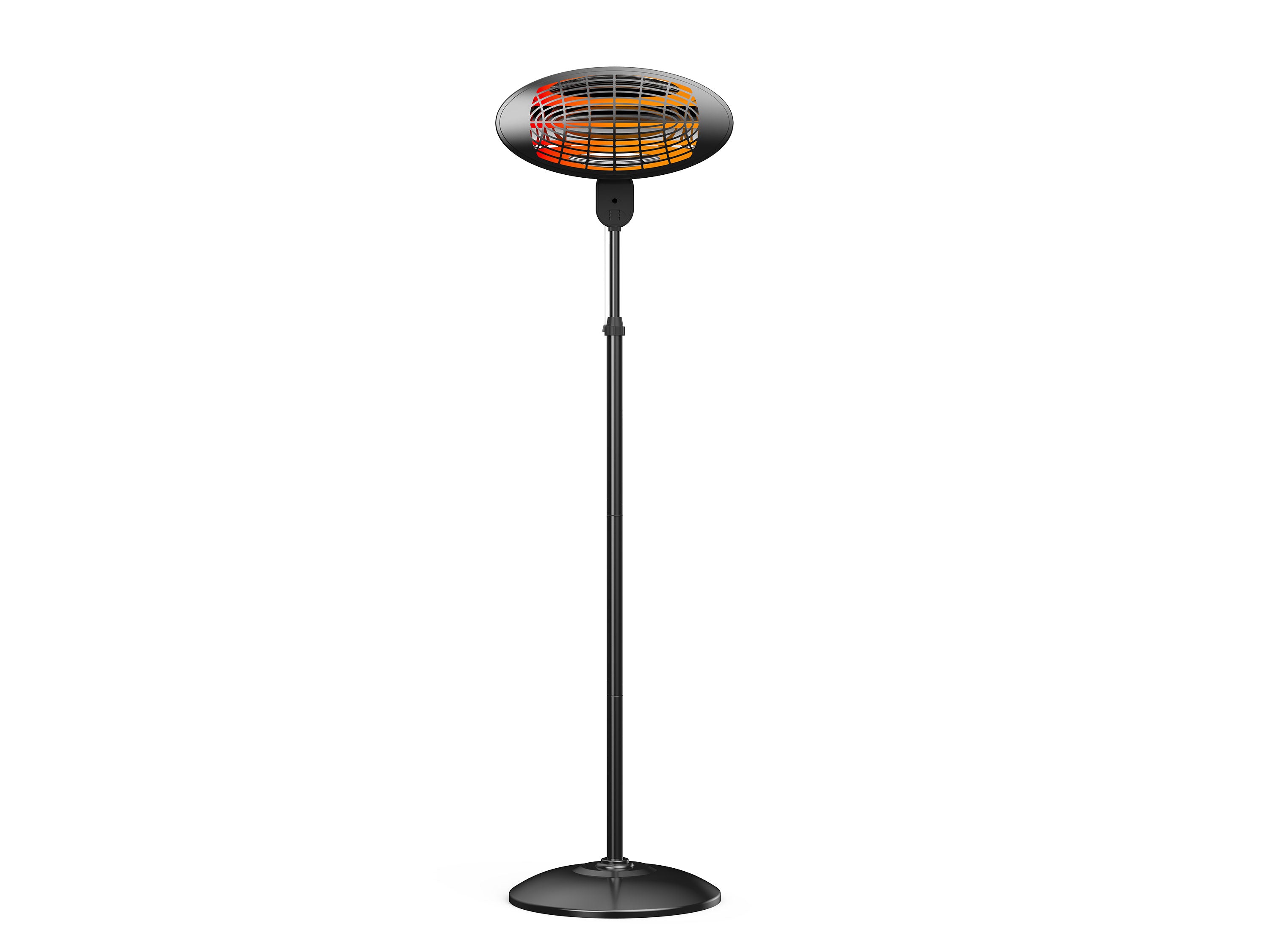 Riscaldatore alogeno 2000W con regolazione in altezza