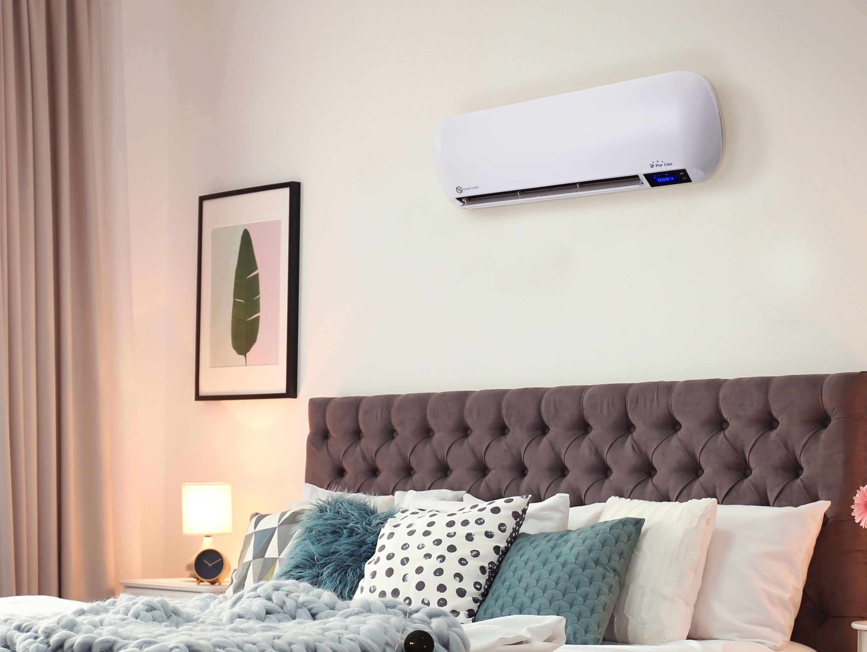 Riscaldatore split a parete da 2000 W con telecomando e timer
