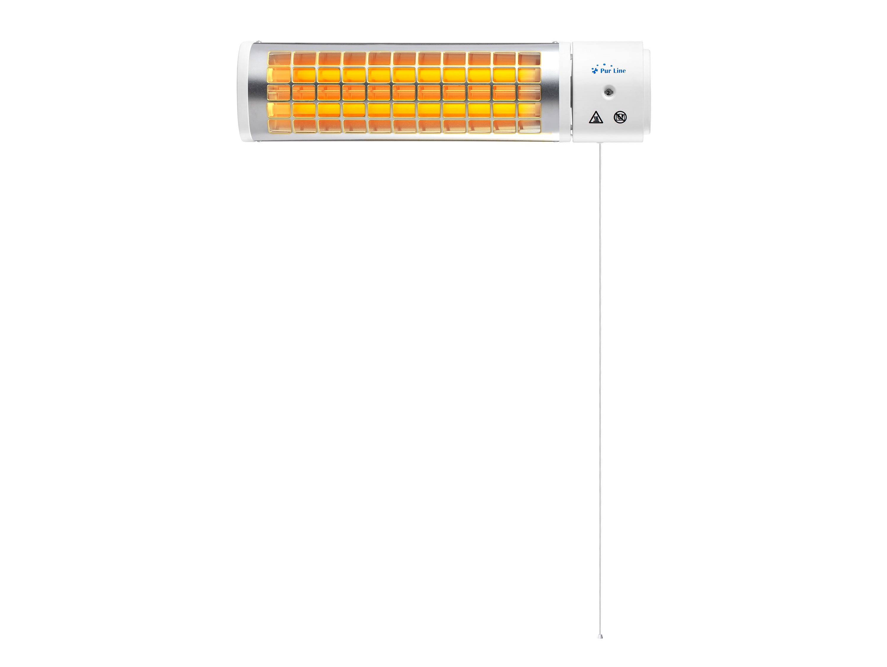 Riscaldatore alogeno per bagno 1200W