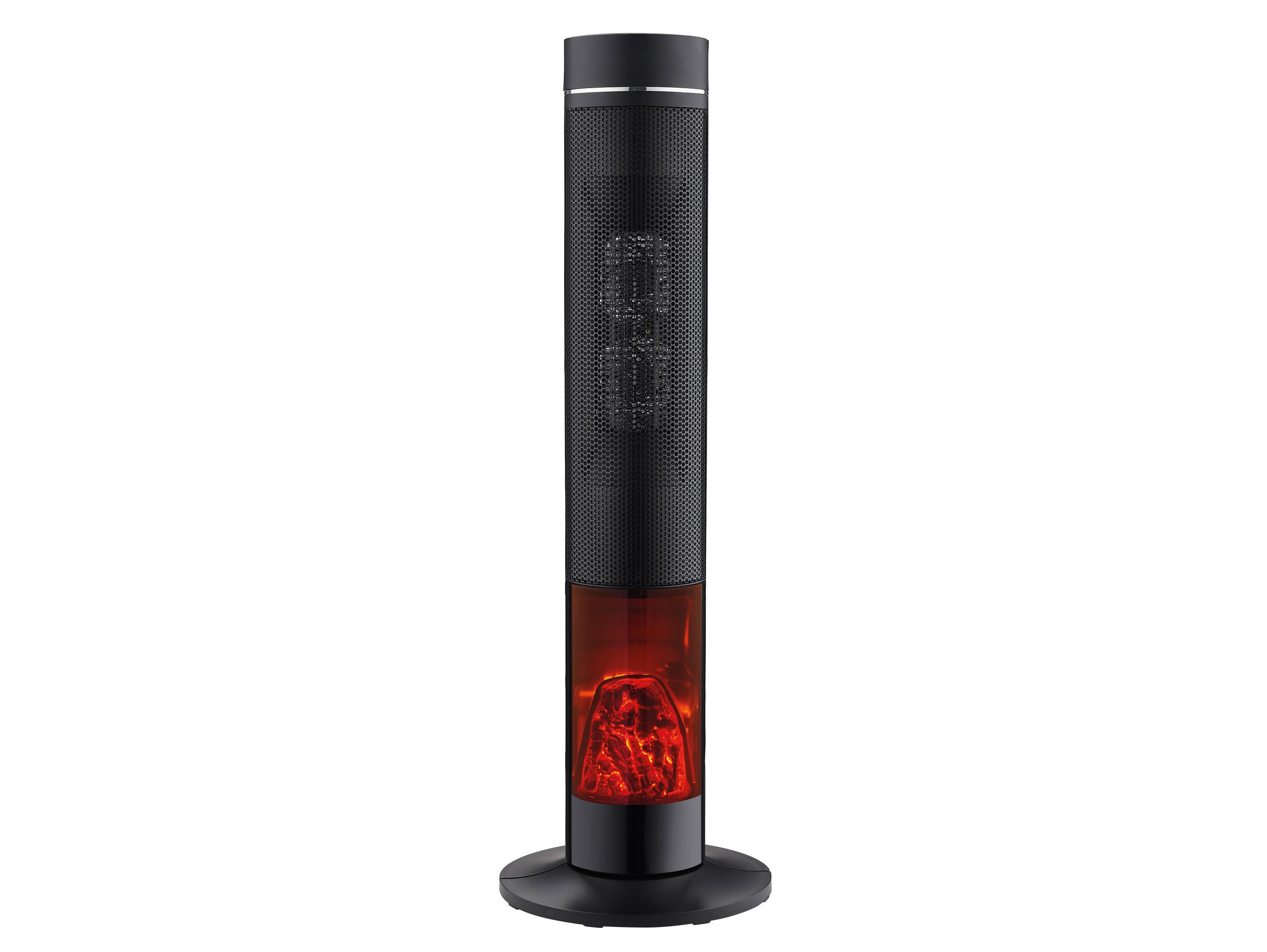 Riscaldatore a torre 2kW con effetto fuoco visivo