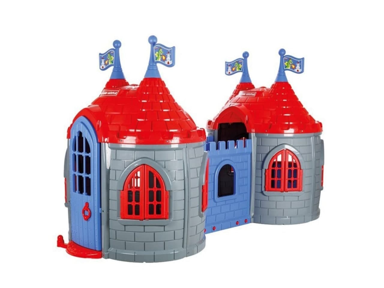 Castello per bambini con due torri DOUBLE DRAGON CASTLE