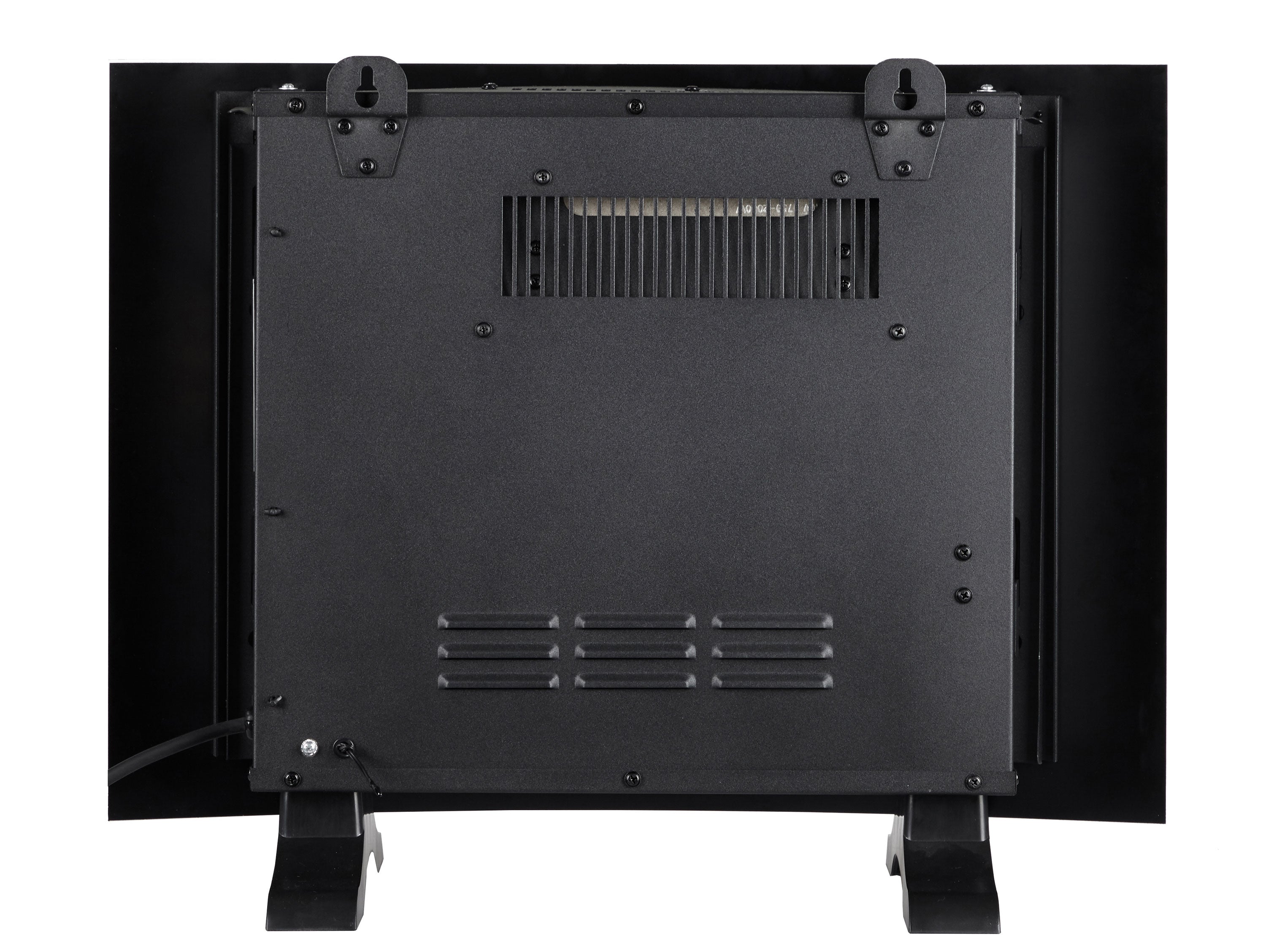 Caminetto elettrico da parete o da pavimento 2000W con panello frontale curvo