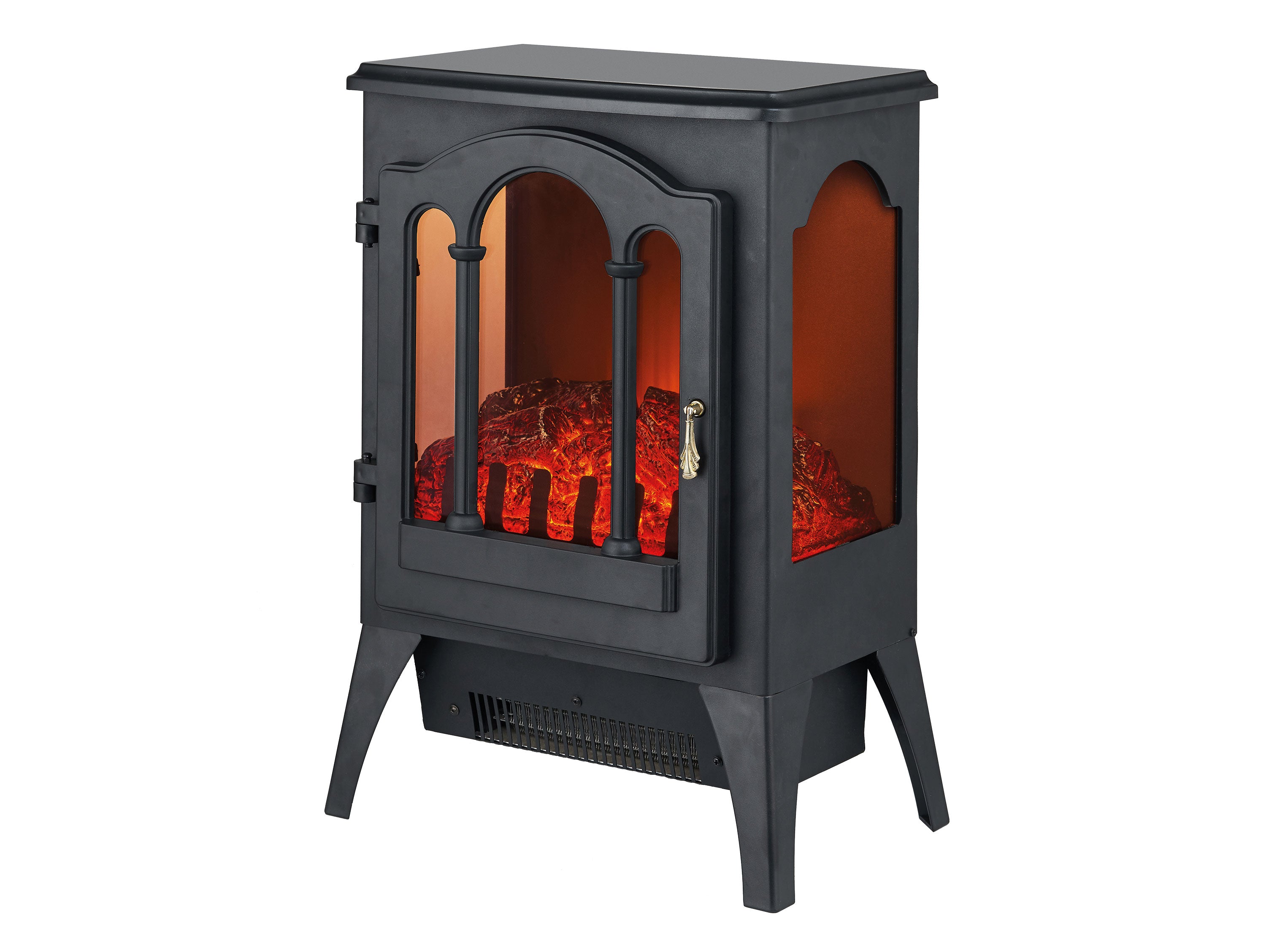 Caminetto elettrico 2kW in stile vintage