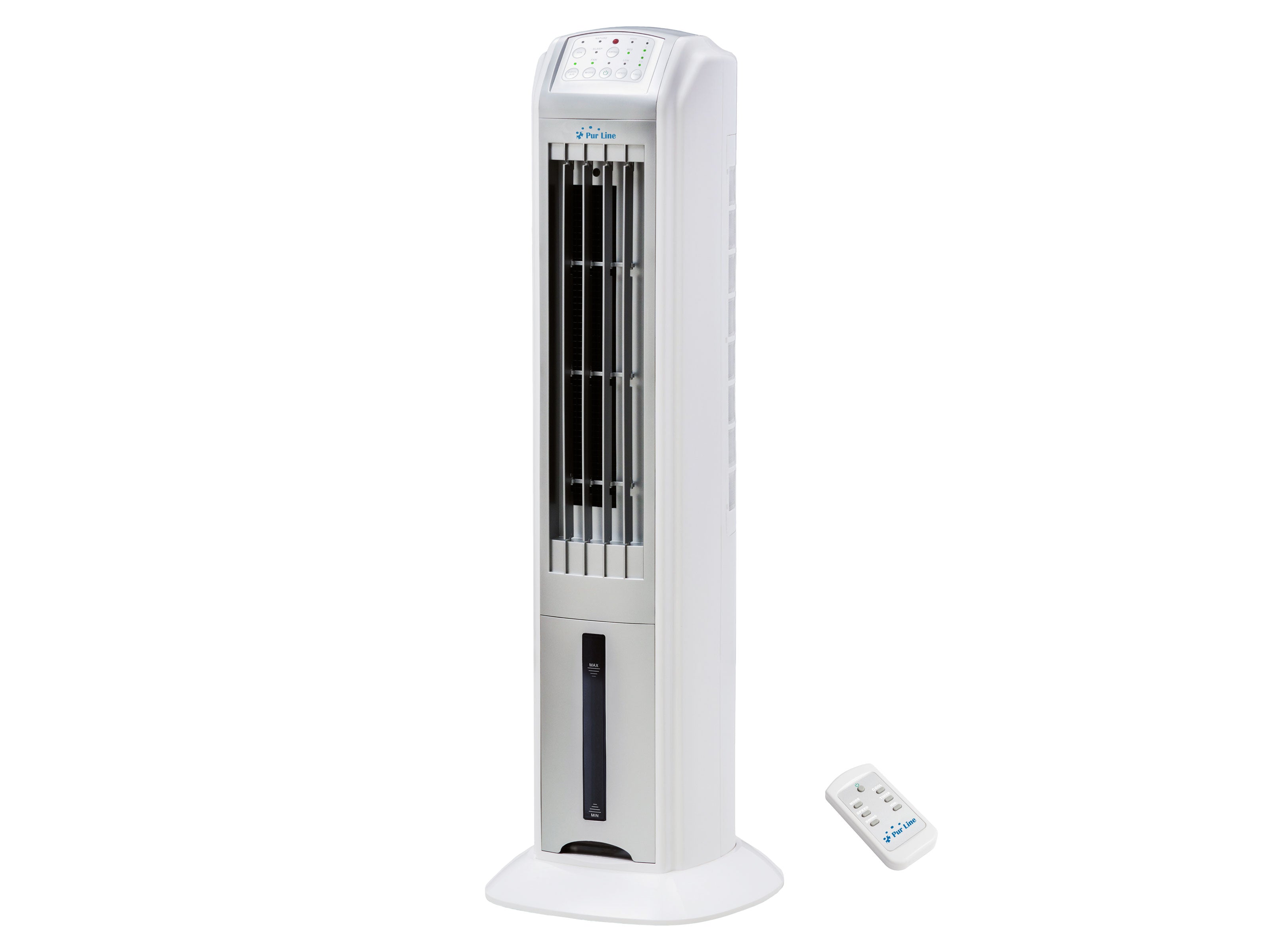 Raffrescatore evaporativo a torre/ ionizzatore, Rafy 79, facile da usare, 70 W, 3 velocitá, Purline.