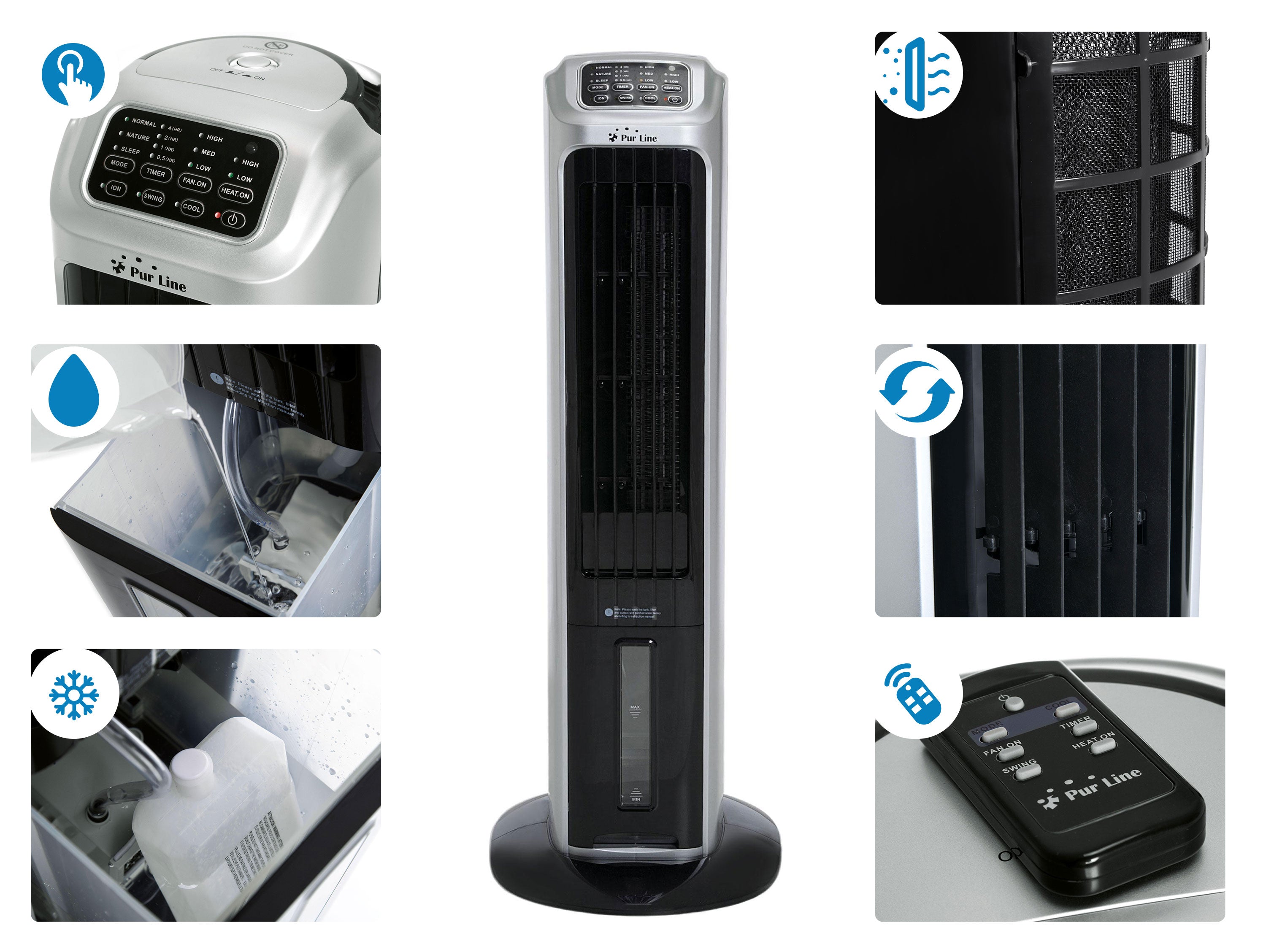 Raffrescatore evaporativo con riscaldamento