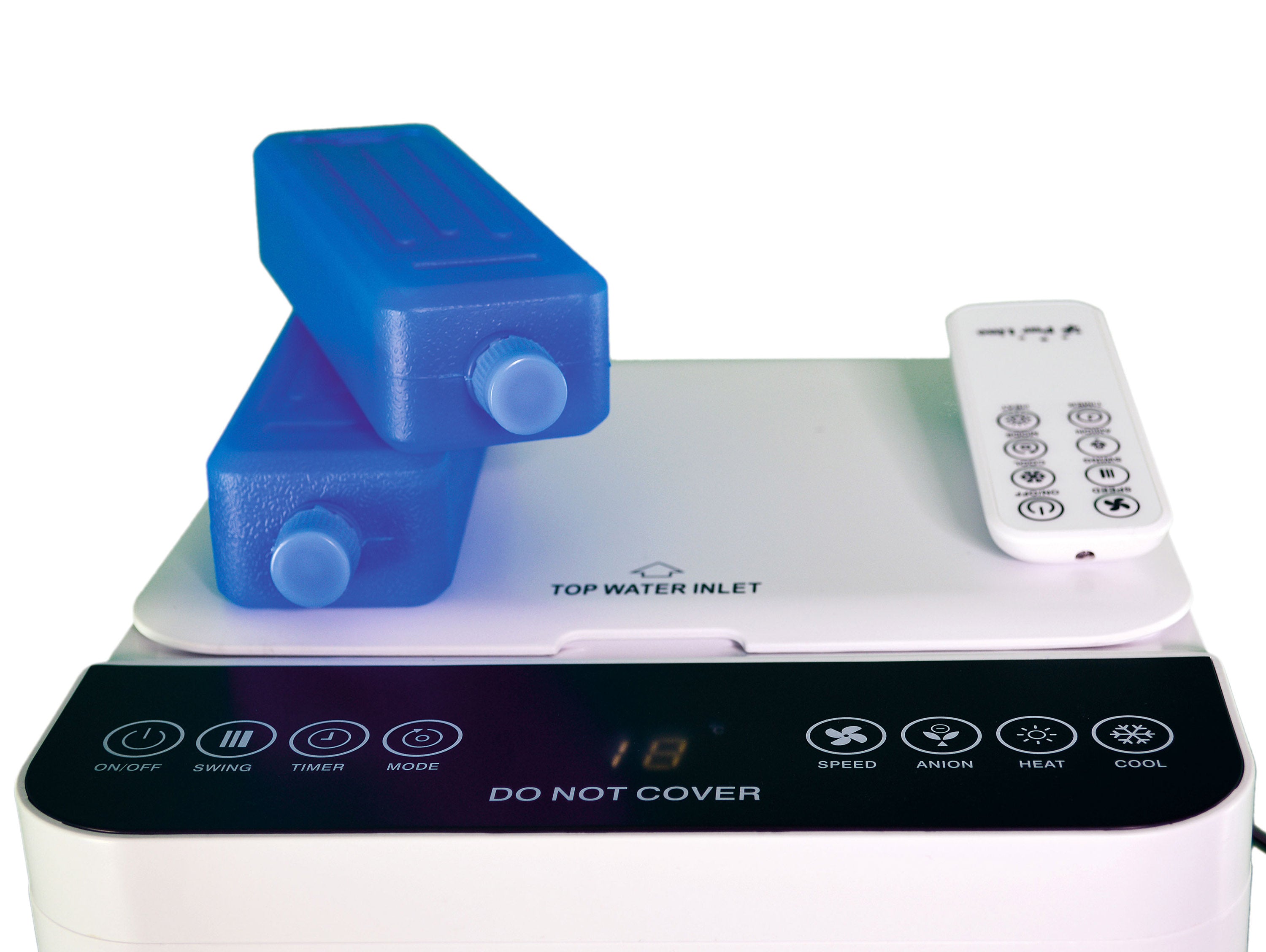 Raffrescatore evaporativo Rafy96/ con funzione riscaldamento, bianco, 75 W freddo/ 2000 W caldo, timer, Purline.
