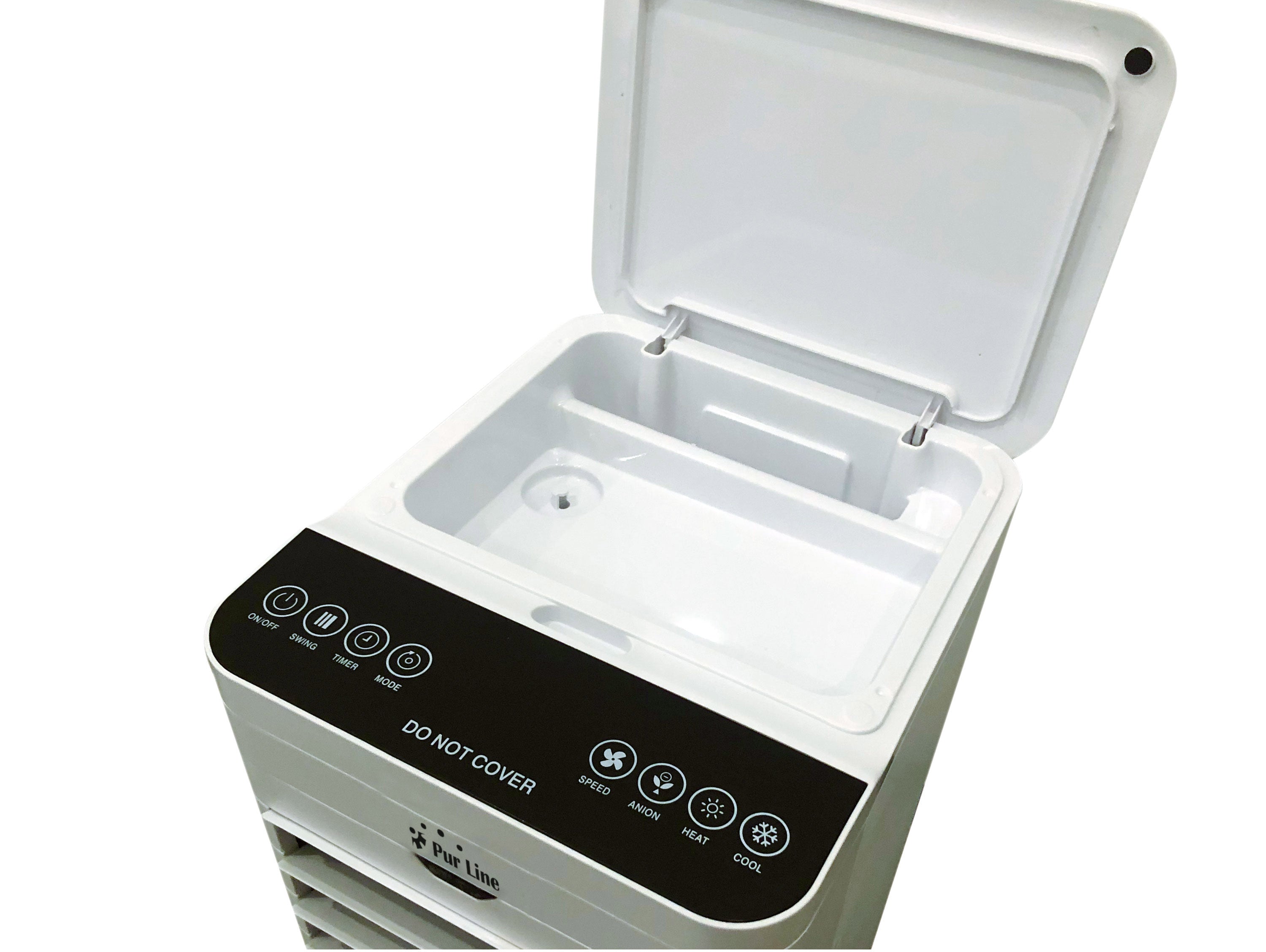 Raffrescatore evaporativo Rafy96/ con funzione riscaldamento, bianco, 75 W freddo/ 2000 W caldo, timer, Purline.