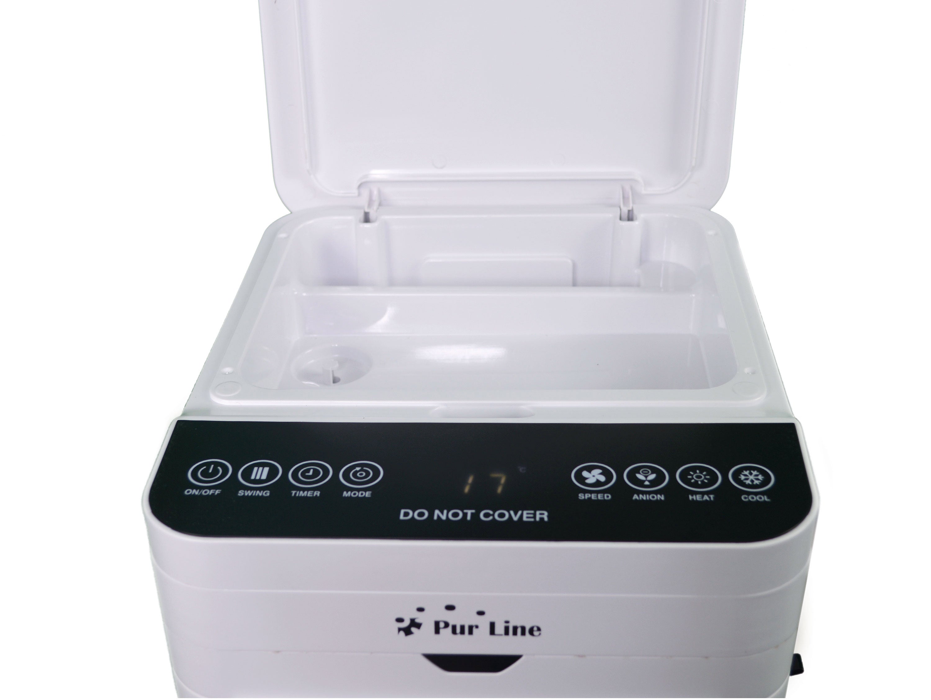 Raffrescatore evaporativo Rafy96/ con funzione riscaldamento, bianco, 75 W freddo/ 2000 W caldo, timer, Purline.