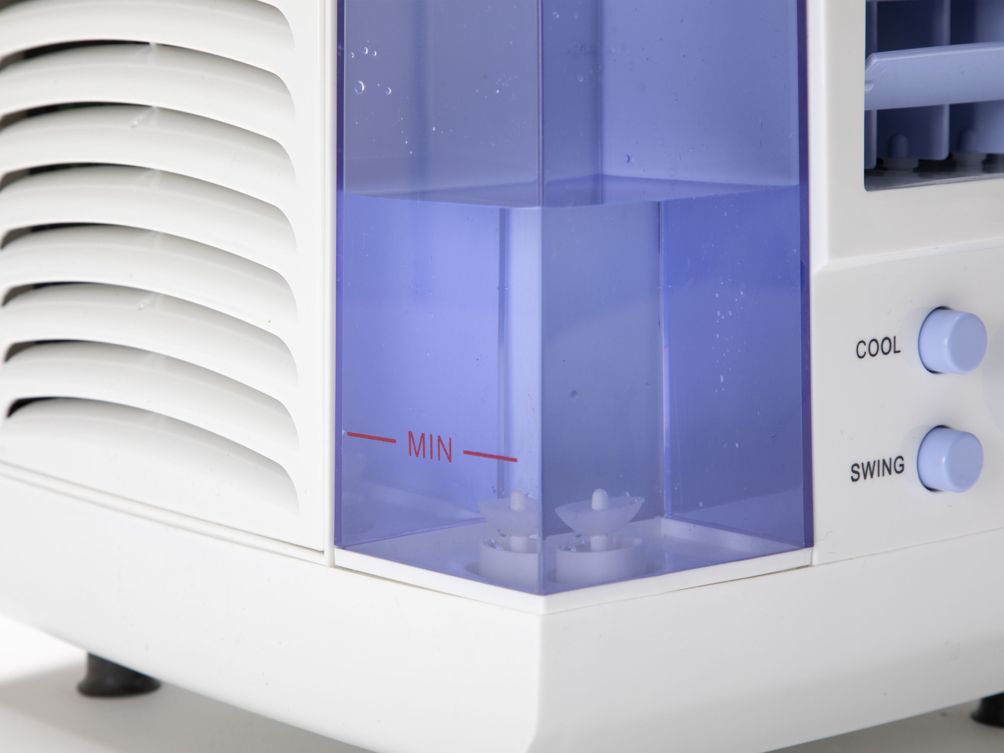 Raffrescatore evaporativo portatile da tavolo rinfresca ed umidifica