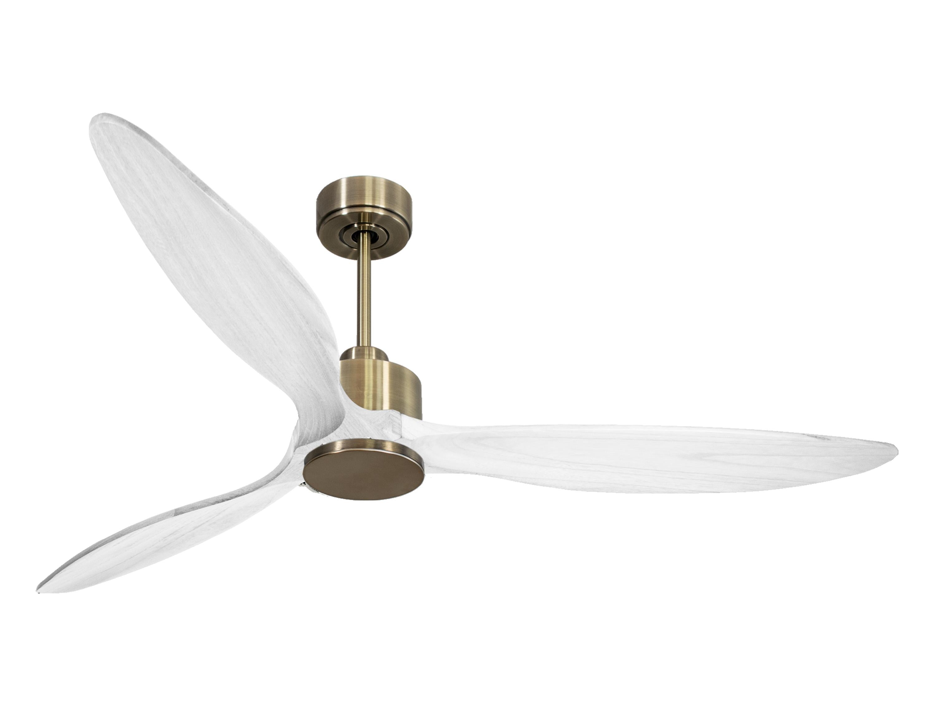 Ventilatore da soffitto Wifi Motore CC Telecomando Hypersilence Memoria FullWood