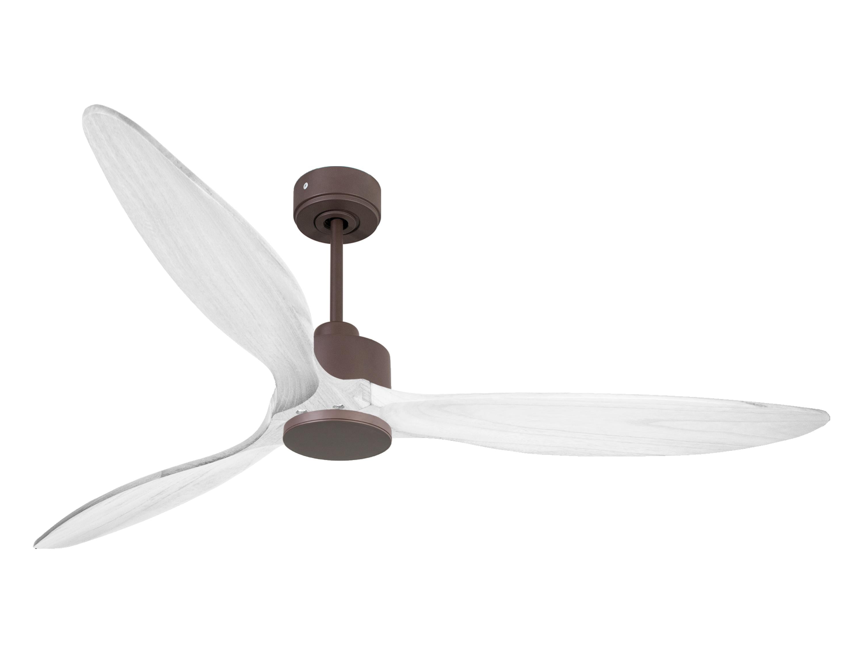 Ventilatore da soffitto Wifi Motore CC Telecomando Hypersilence Memoria FullWood
