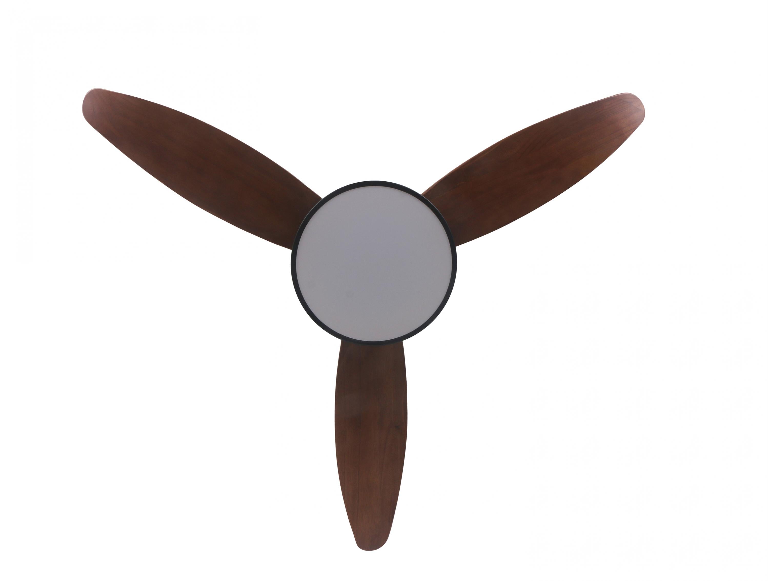 Ventilatore da soffitto ø122 cm con LED e Wifi Reversibile Hypersilence