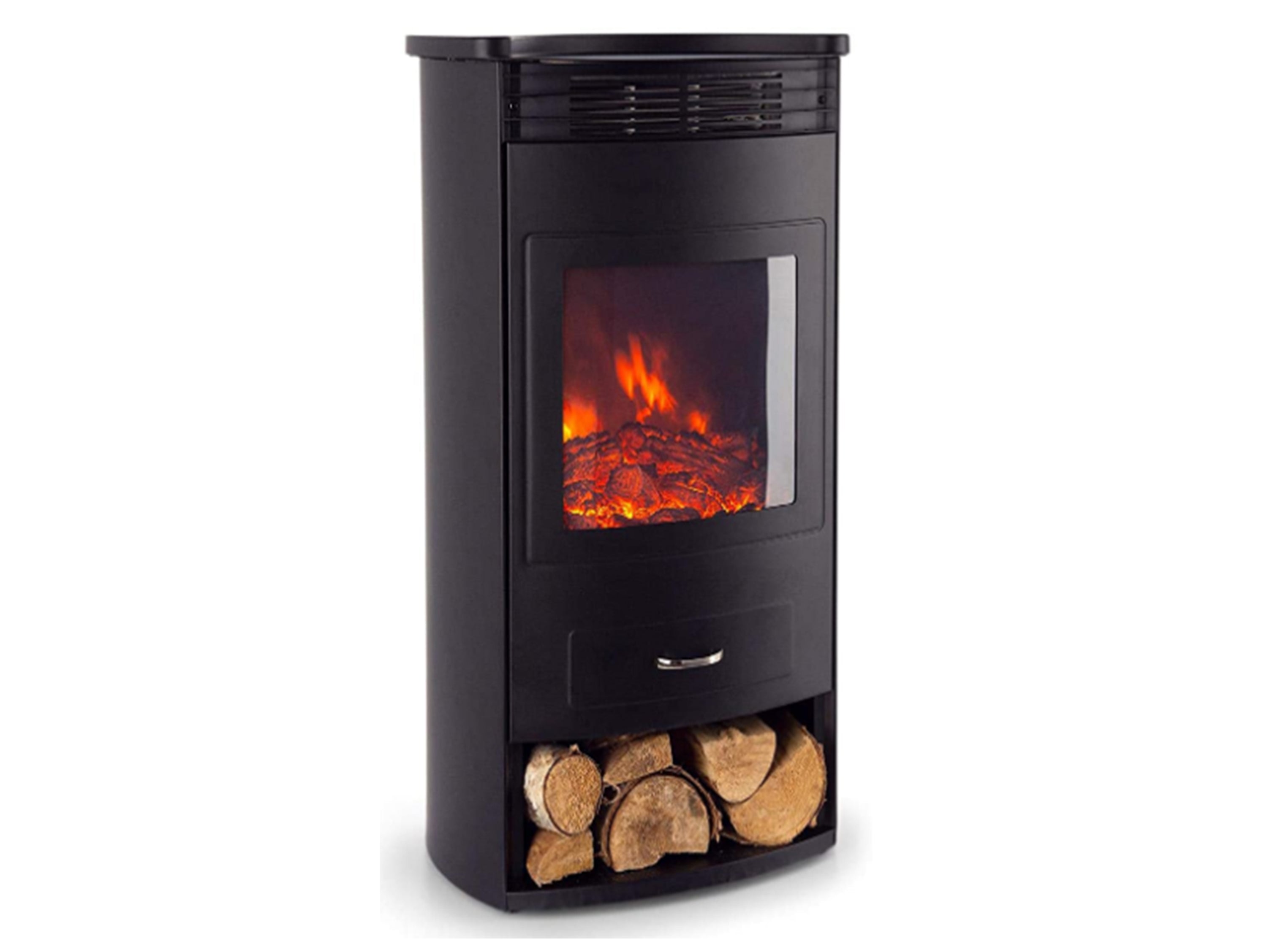 Fornello elettrico in acciaio nero 2000W