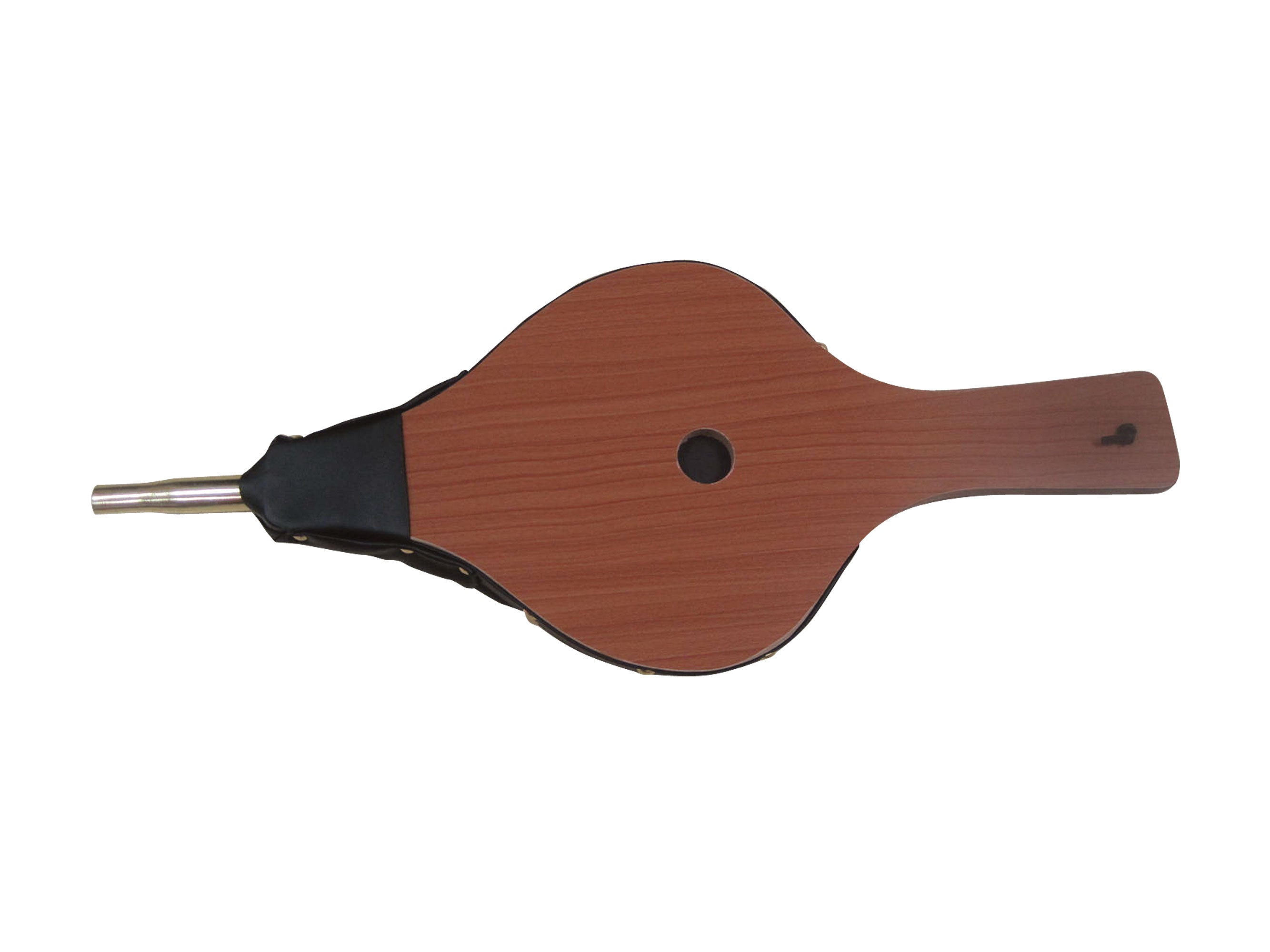 Soffietto in legno 49x18cm e bocchetta in metallo per caminetti barbecue e stufe