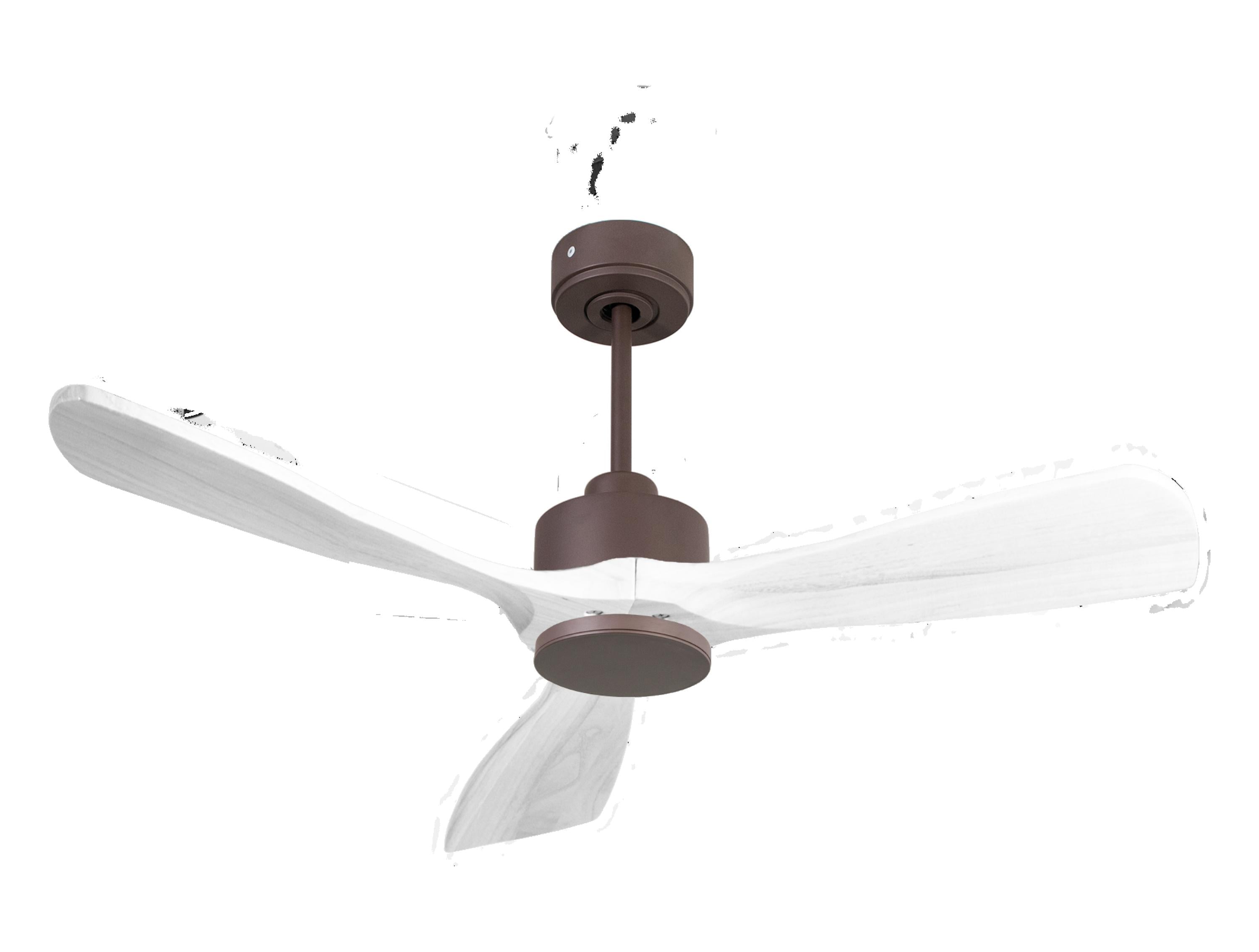 Ventilatore da soffitto Wifi Motore CC Telecomando Hypersilence Memoria FullWood Shopify Vendible (AUTOMATICO)
