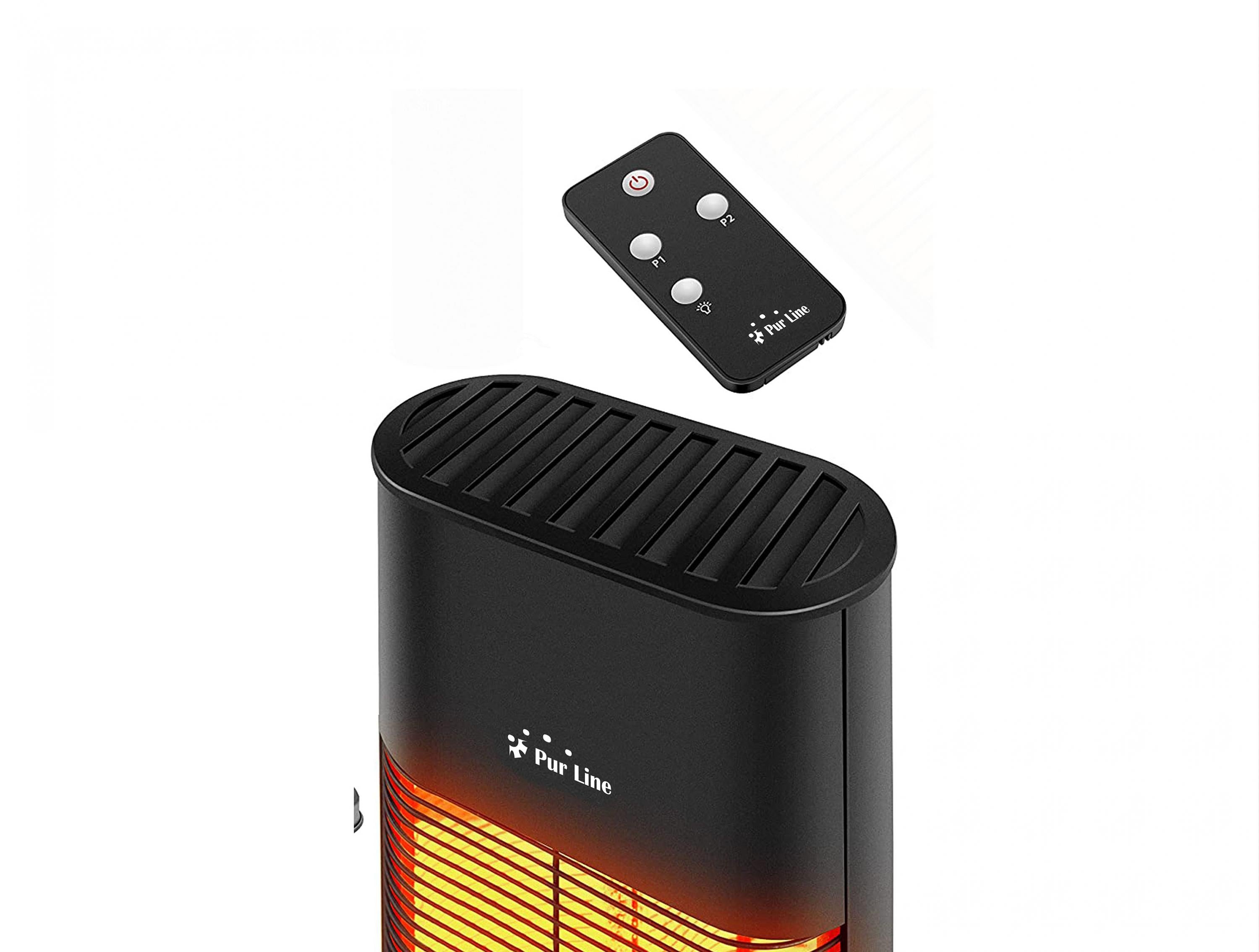Riscaldatore alogeno 2000W con telecomando