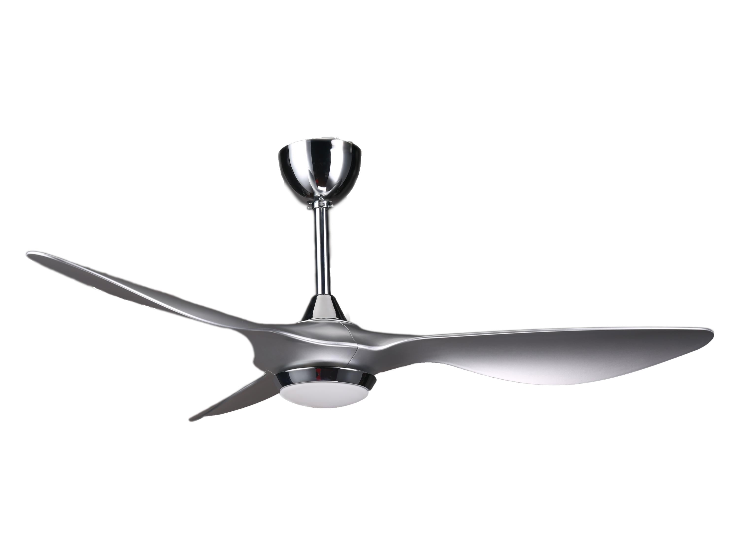 Ventilatore da soffitto ø132 cm con LED e Wifi Reversibile Hypersilence