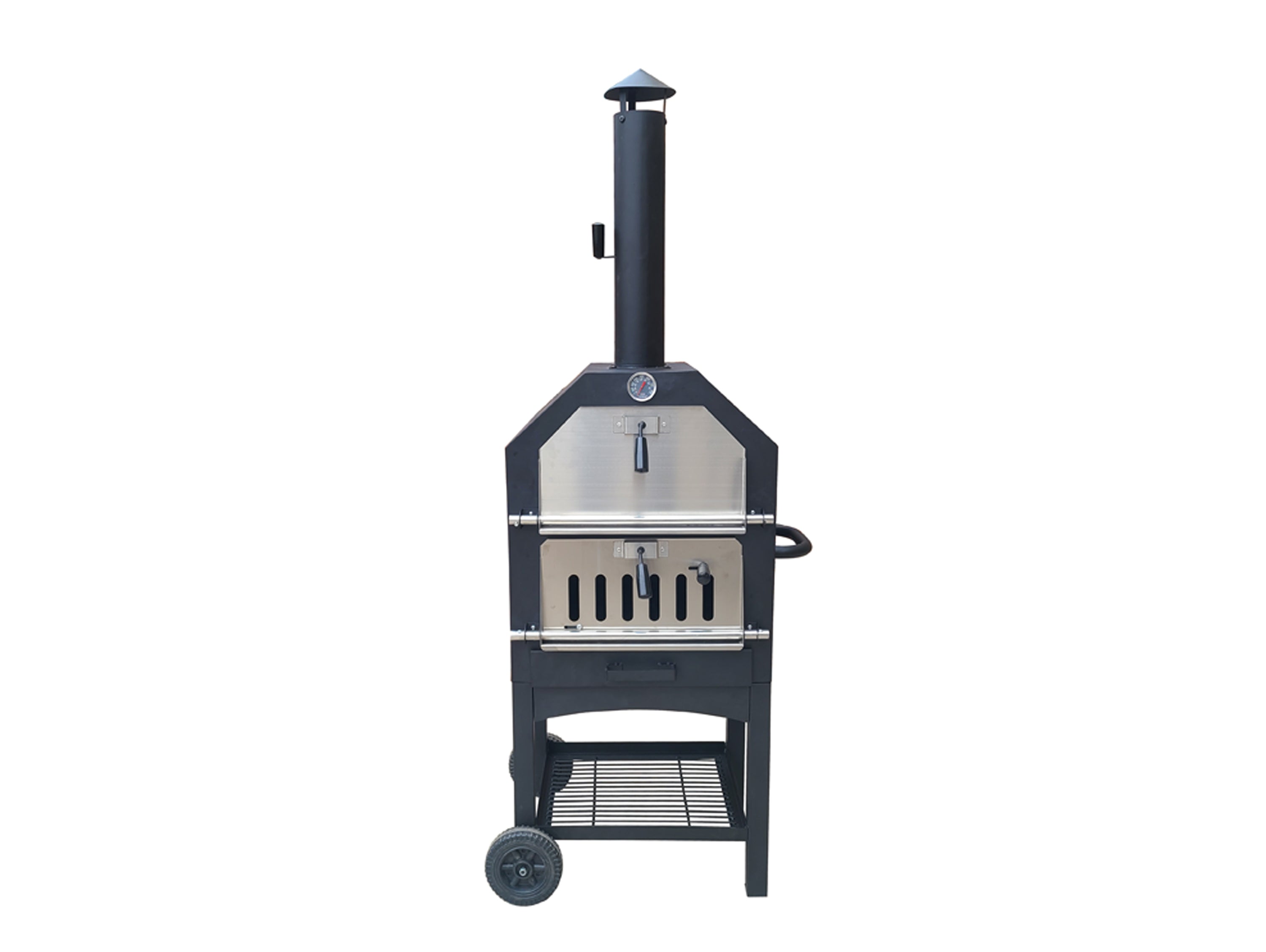 Forno esterno con pietra per pizza in ceramica
