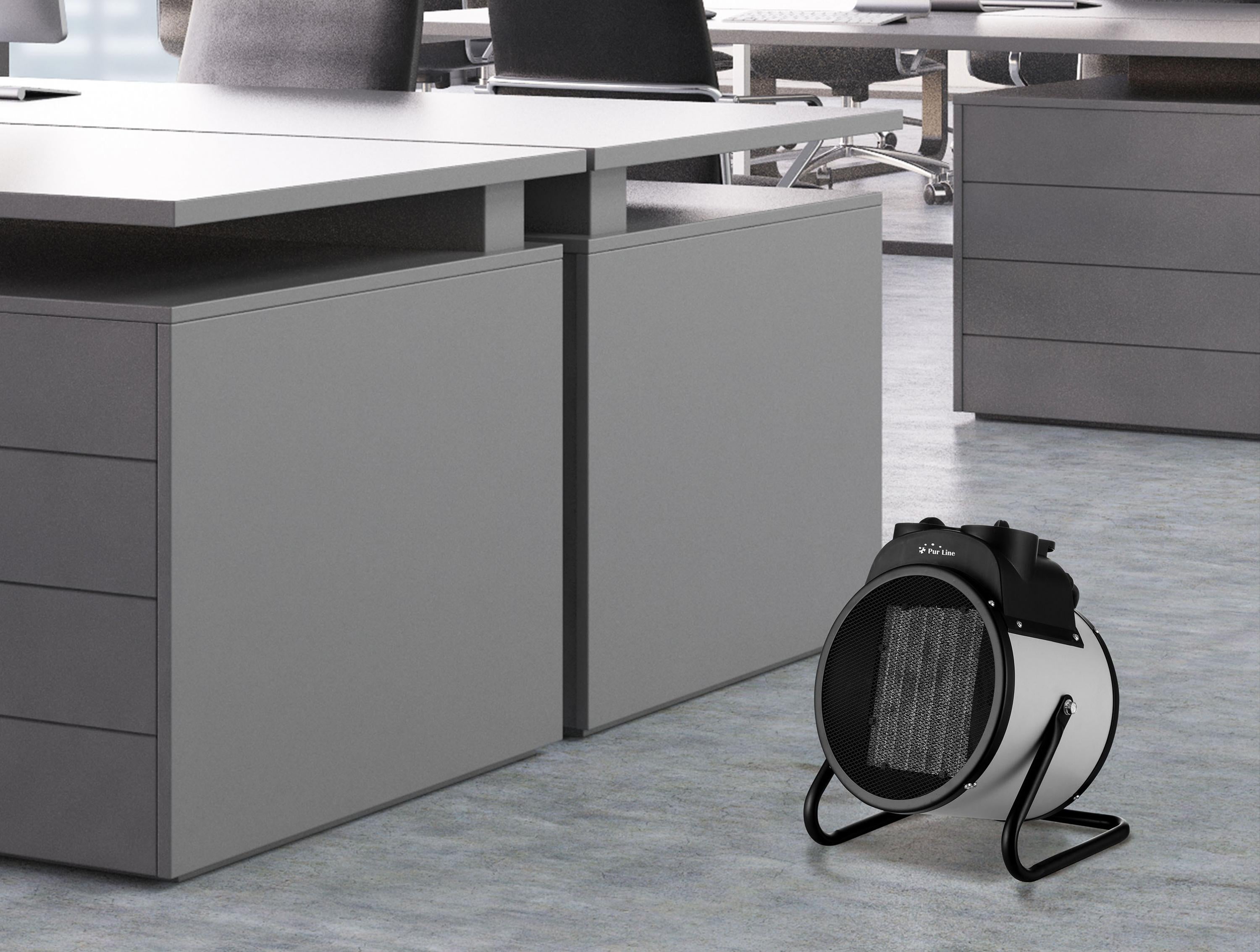 Riscaldatore industriale da 5000W in grigio