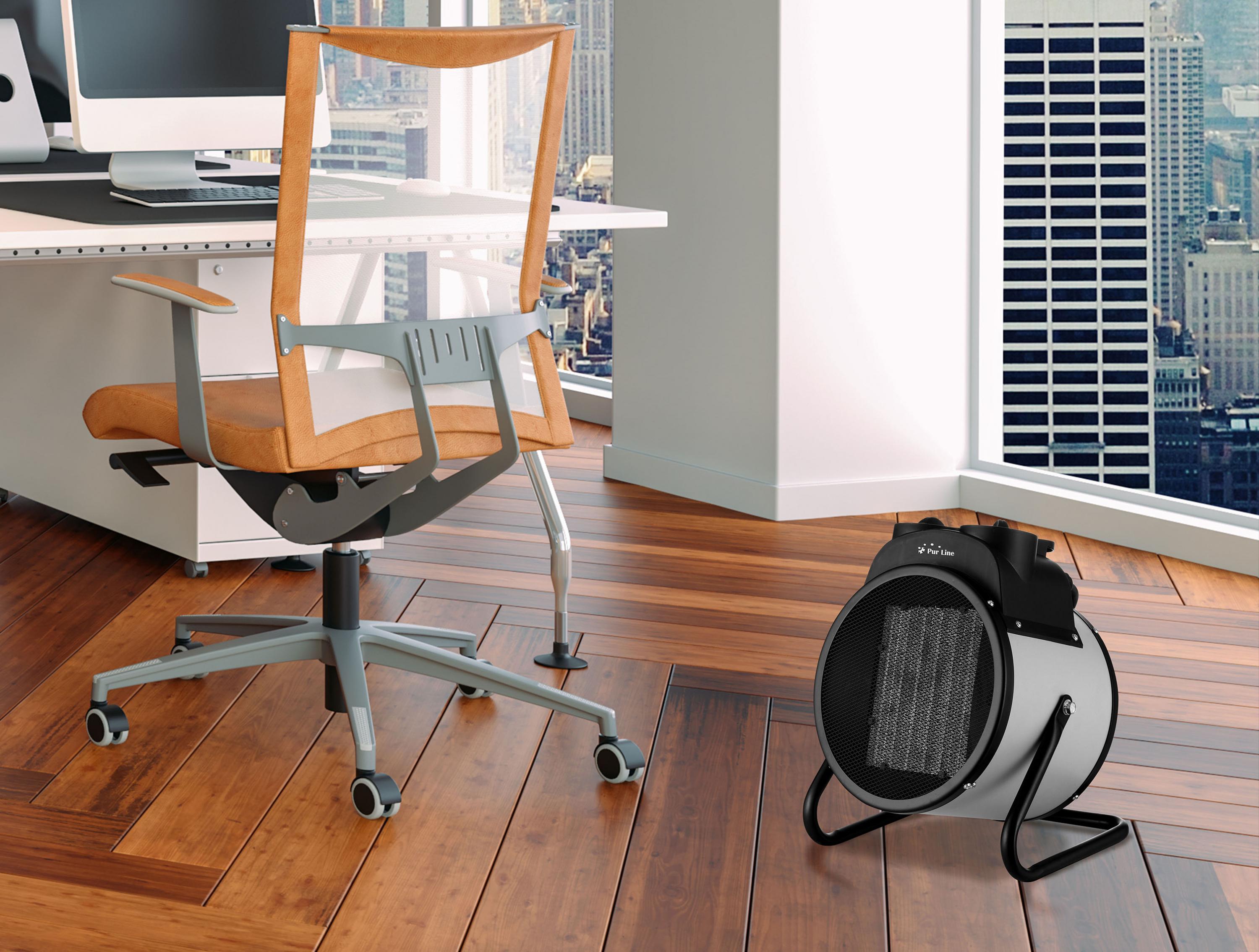 Riscaldatore industriale da 5000W in grigio