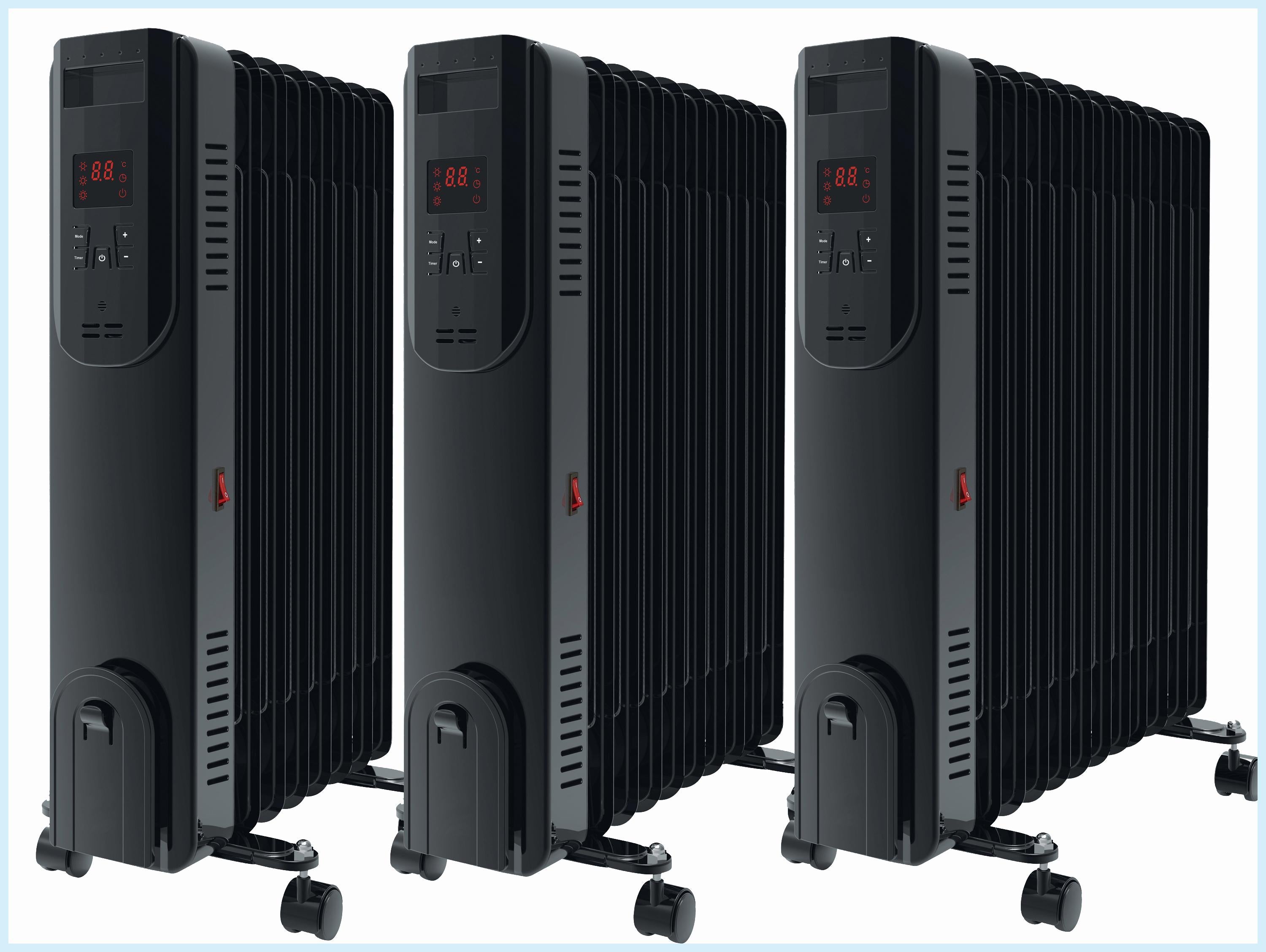 Radiatore a olio a basso consumo da 2000W con controllo WiFi