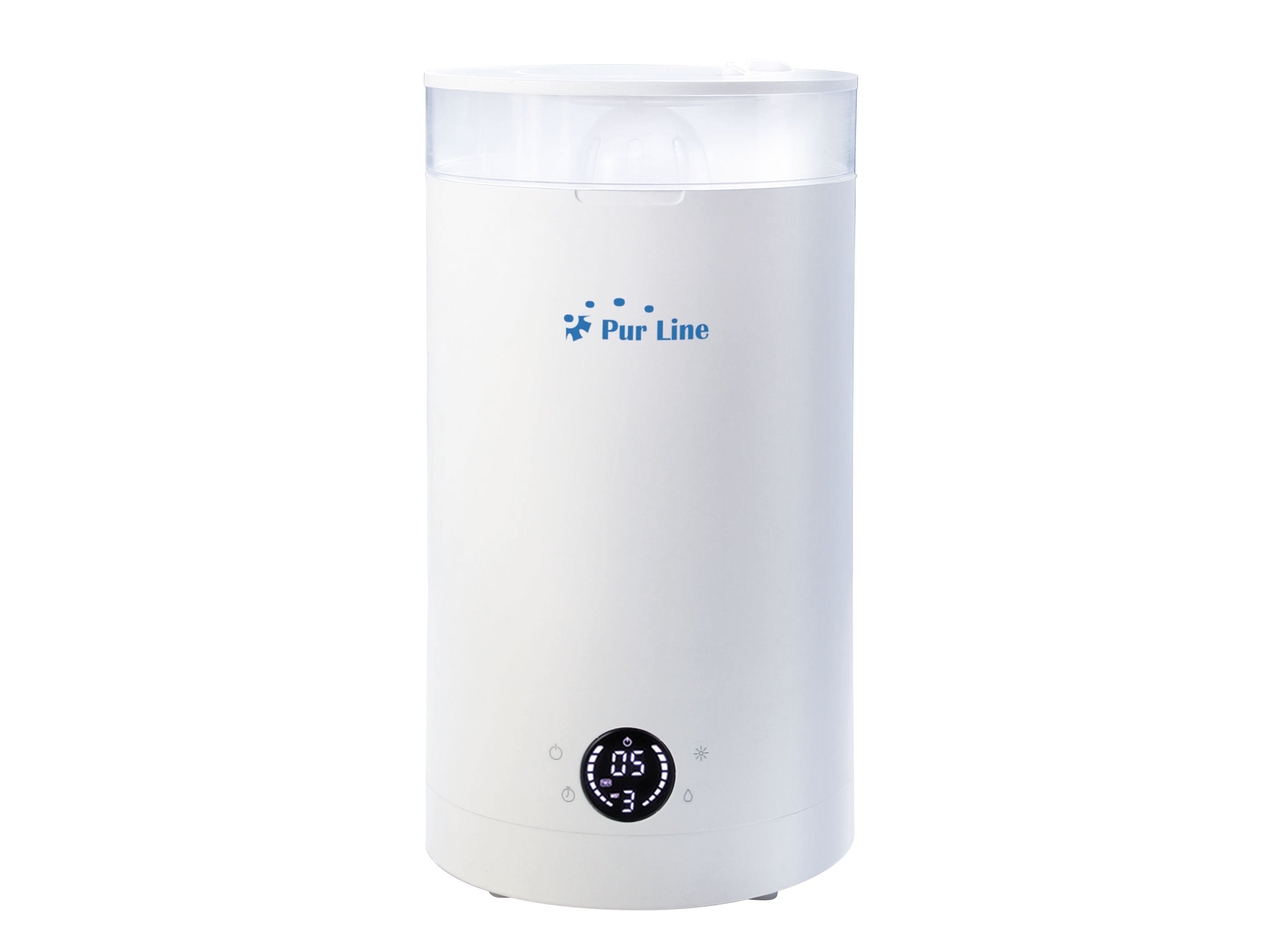 Umidificatore ad ultrasuoni, HYDRO 9, bianco, 3l, vassoio olii essenziali per aroma terapia, Purline.